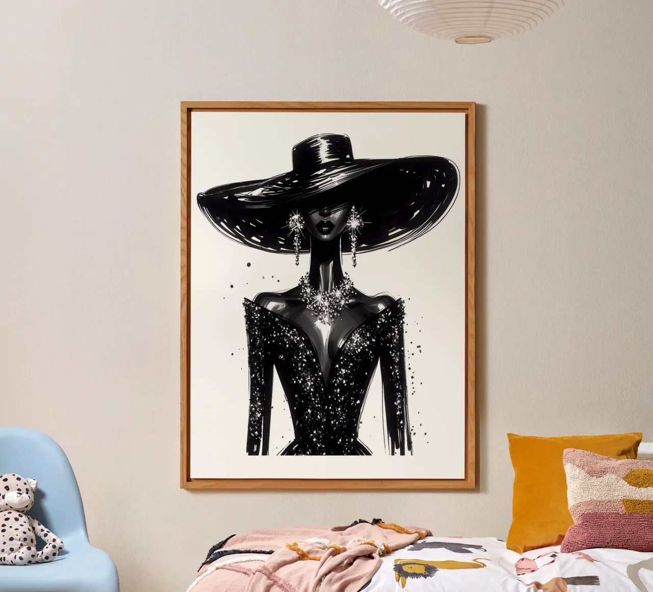 RITRATTO DI MODA ASCOT alluminio dibond da ARTOMATIC