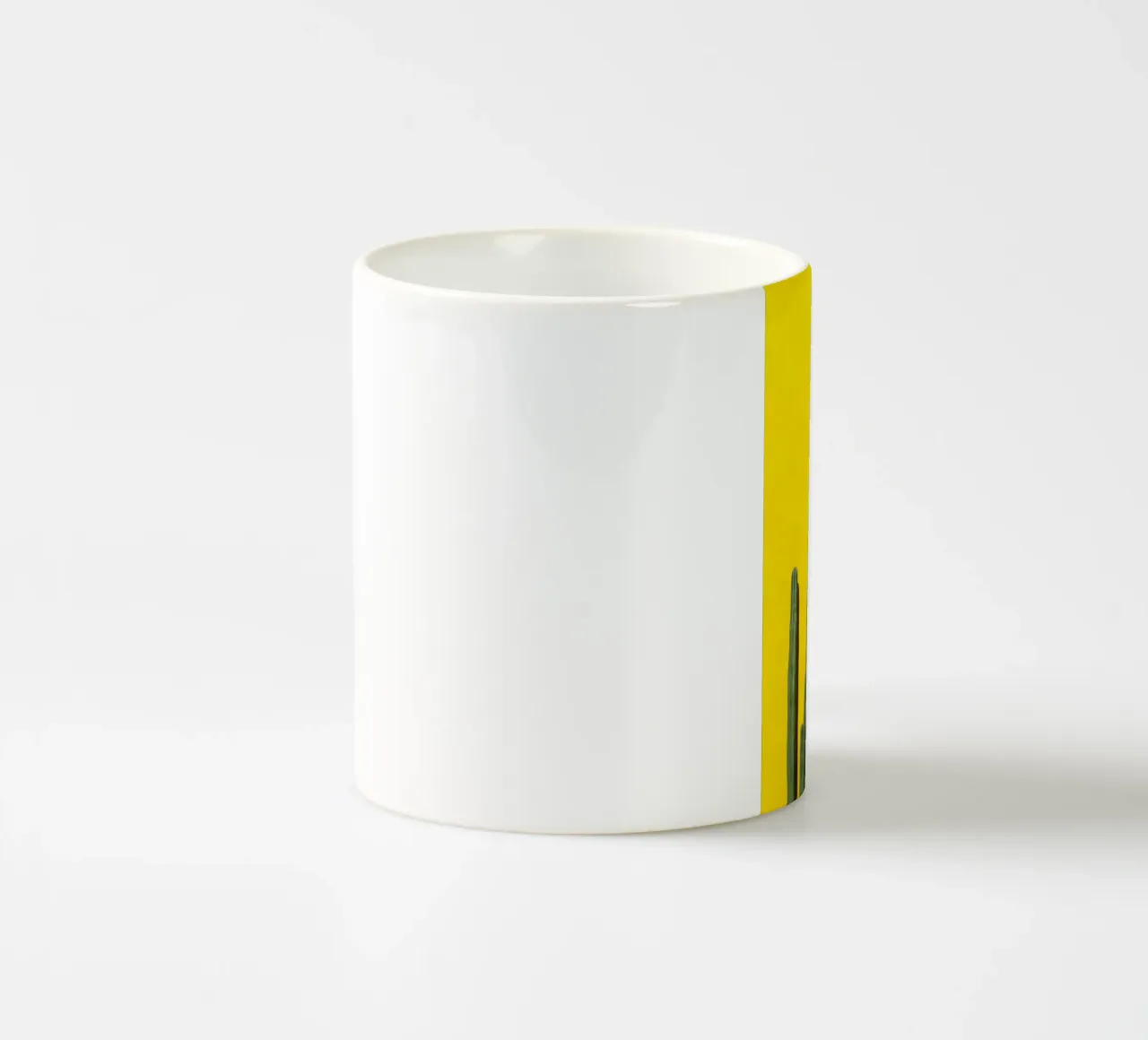 tree in yellow shade tazza in ceramica da andern