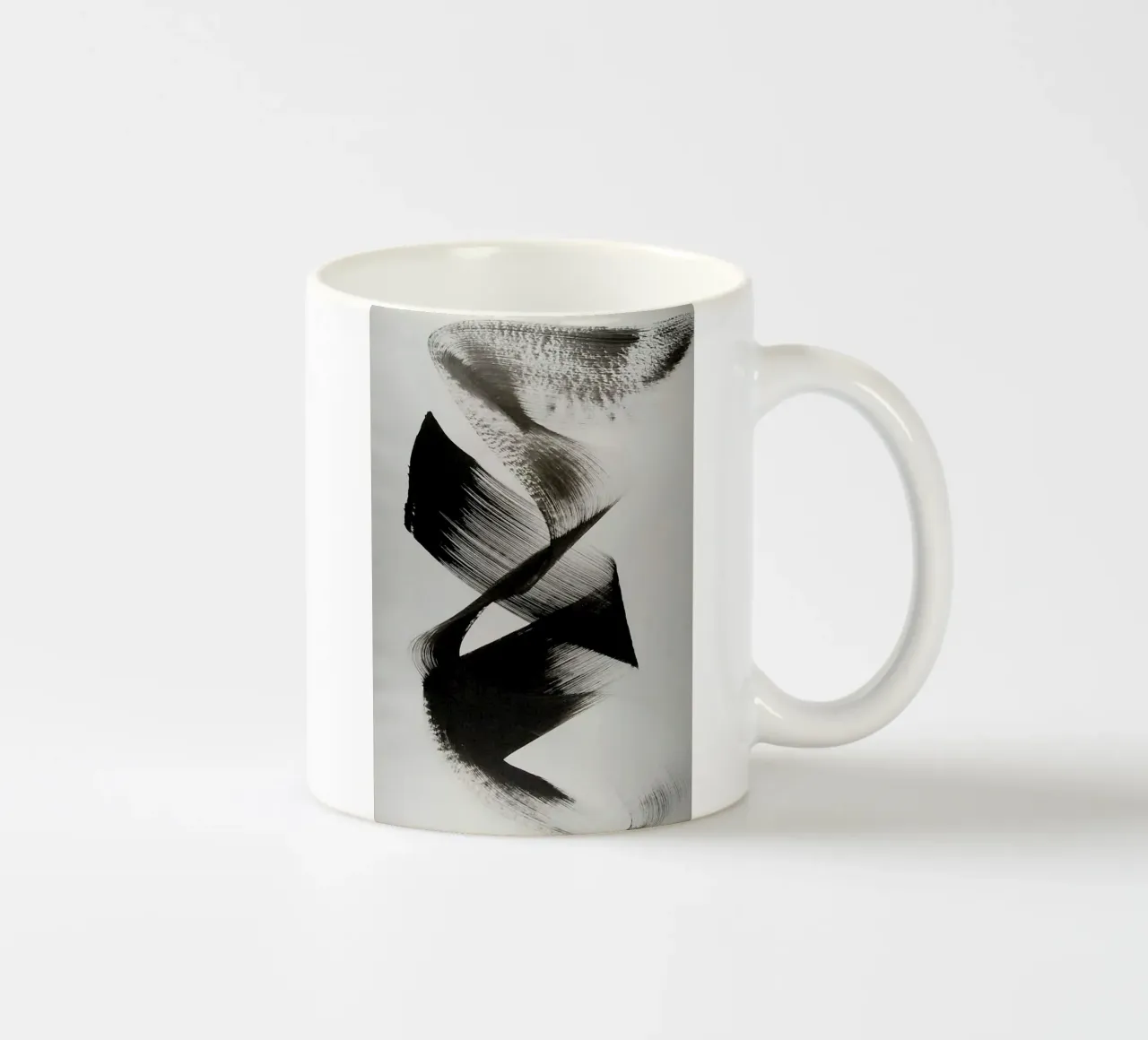 curve ink art tazza in ceramica da Keyn