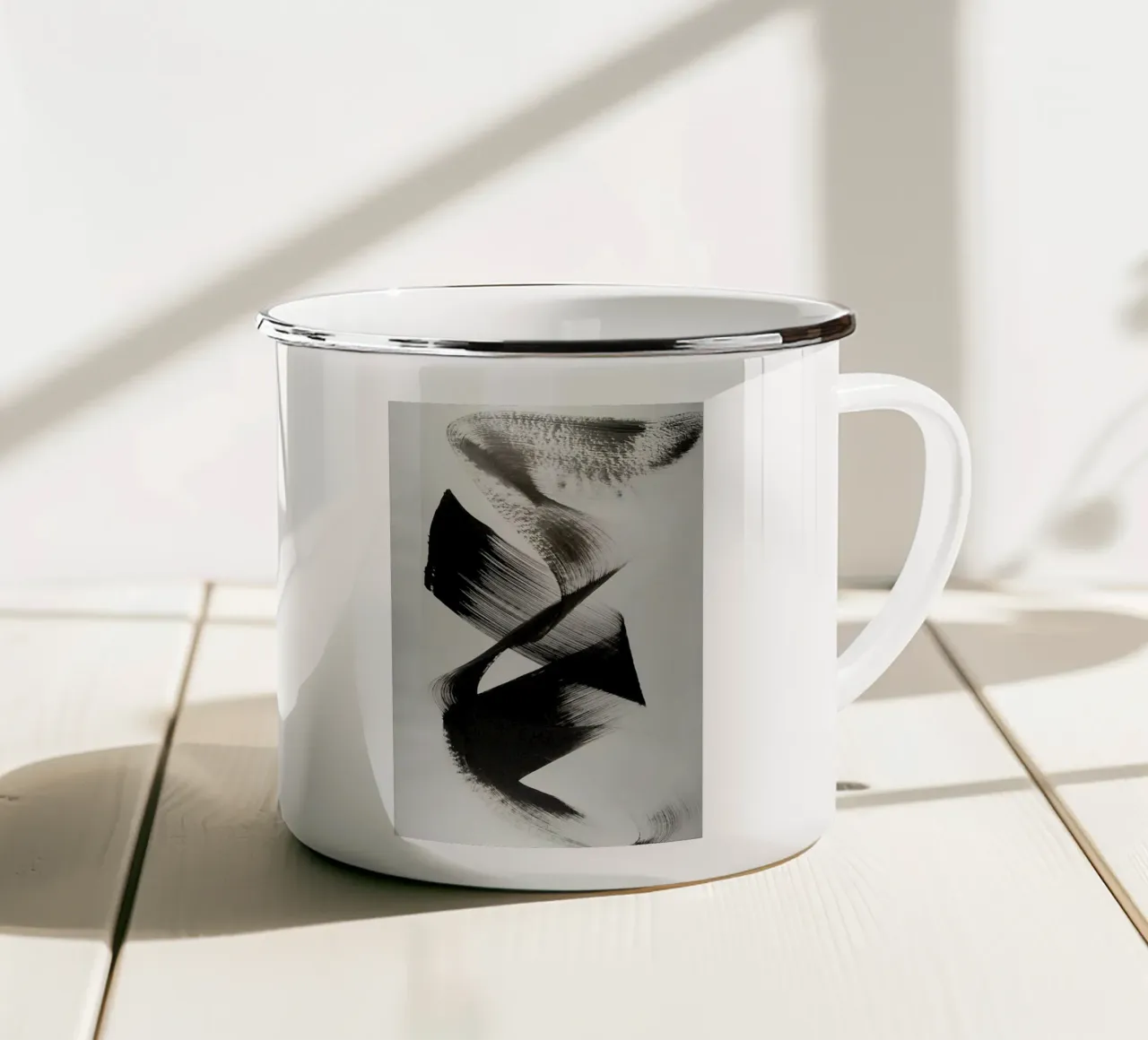 curve ink art tazza in smalto da Keyn