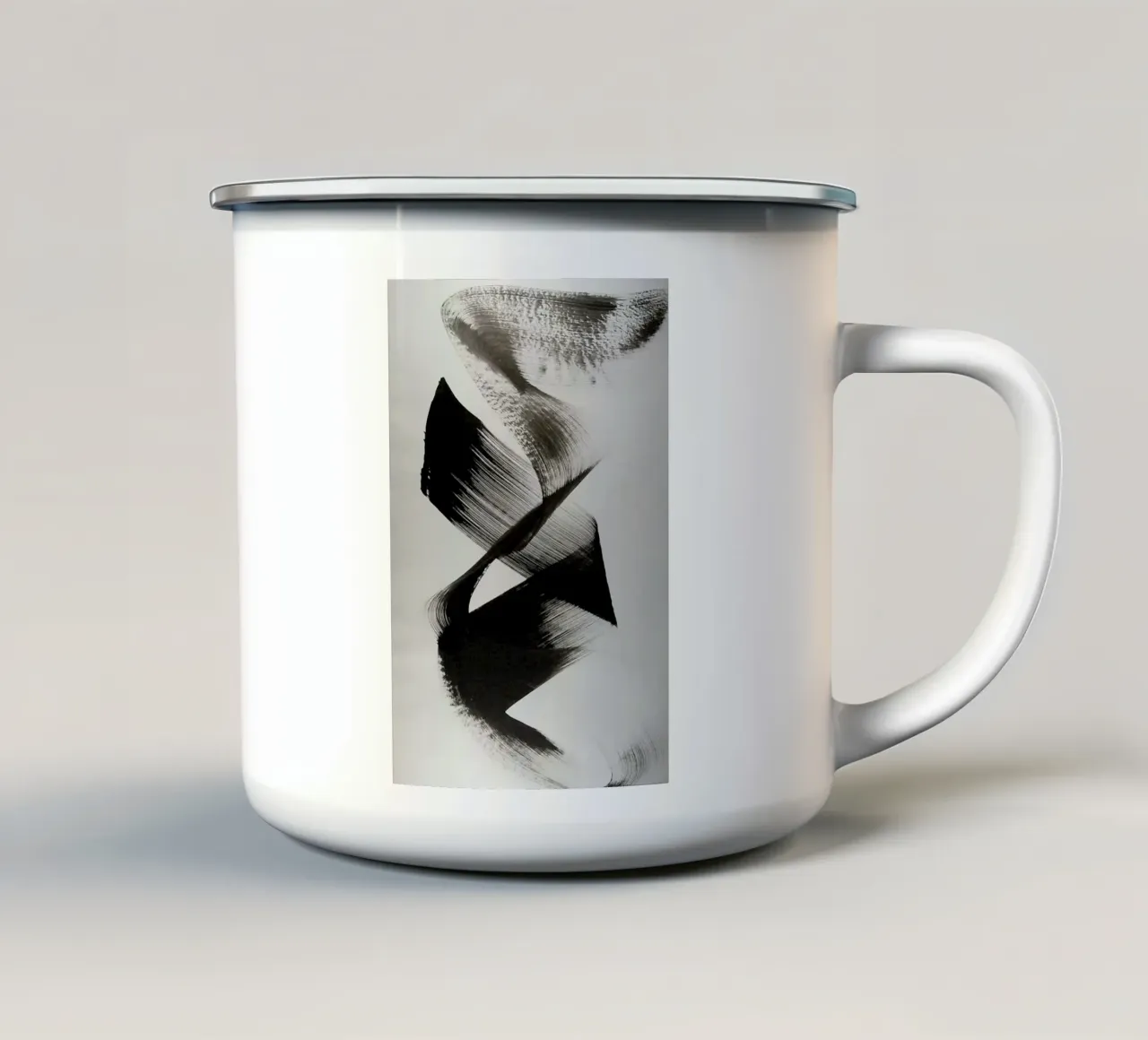 curve ink art tazza in smalto da Keyn