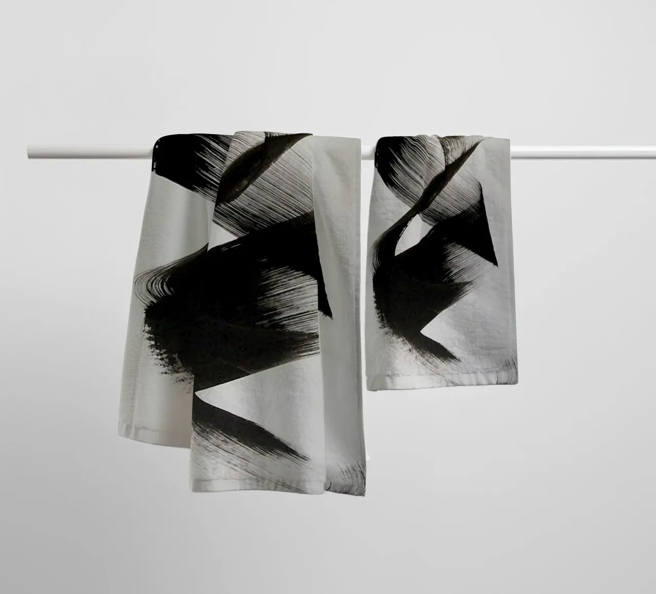 curve ink art asciugamano da bagno da Keyn