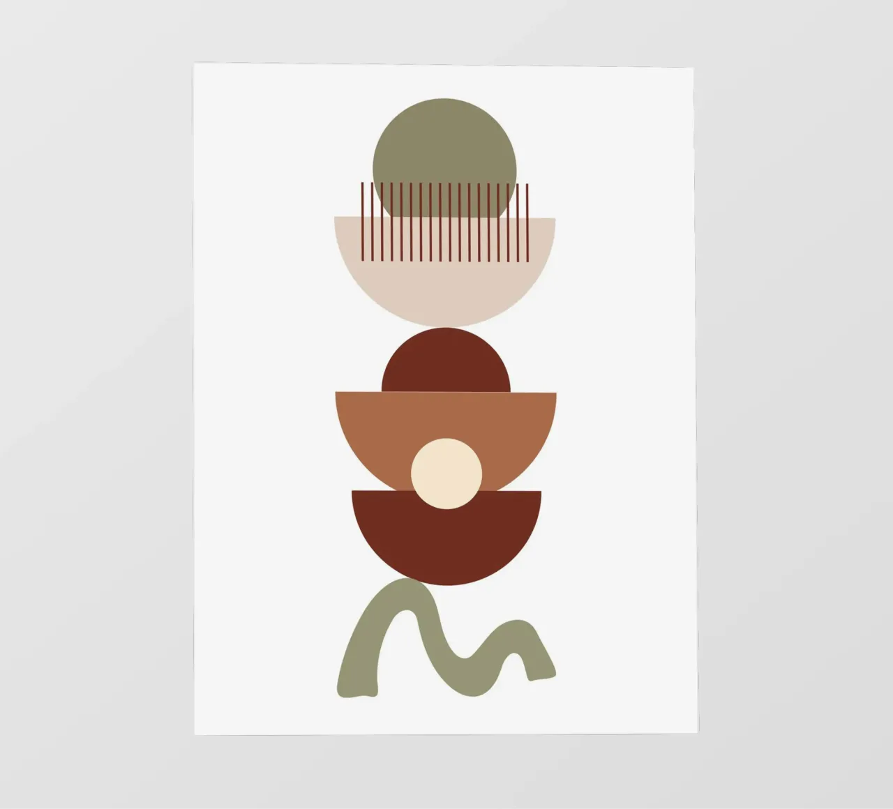 Abstract Bohemian Geometric Art pellicola backlit da PinkCandyWalls