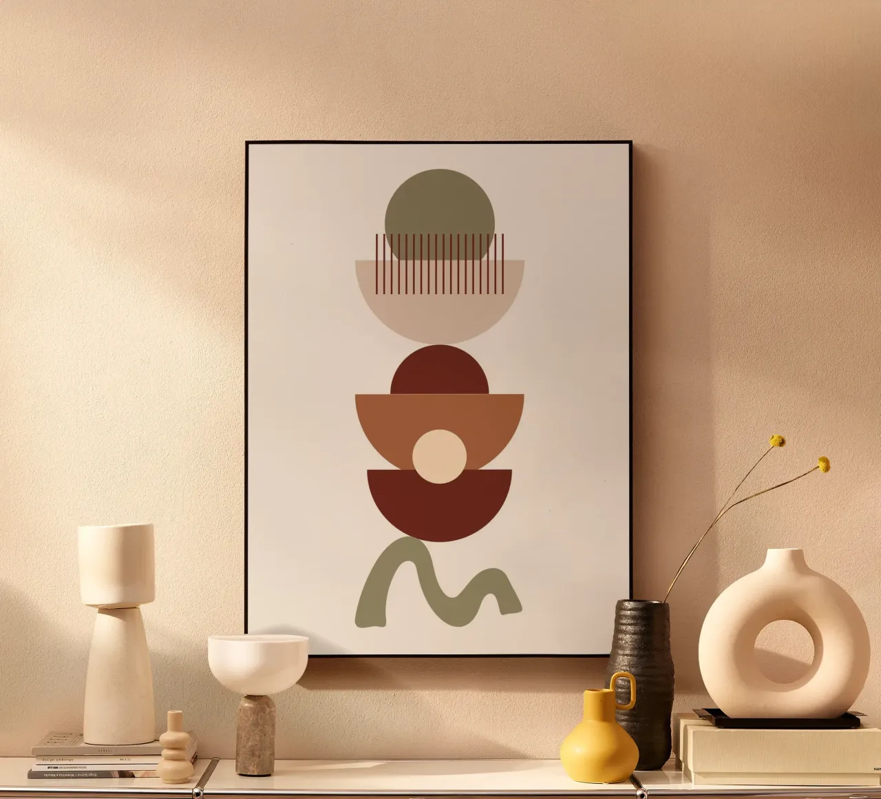 Abstract Bohemian Geometric Art plexiglass da PinkCandyWalls