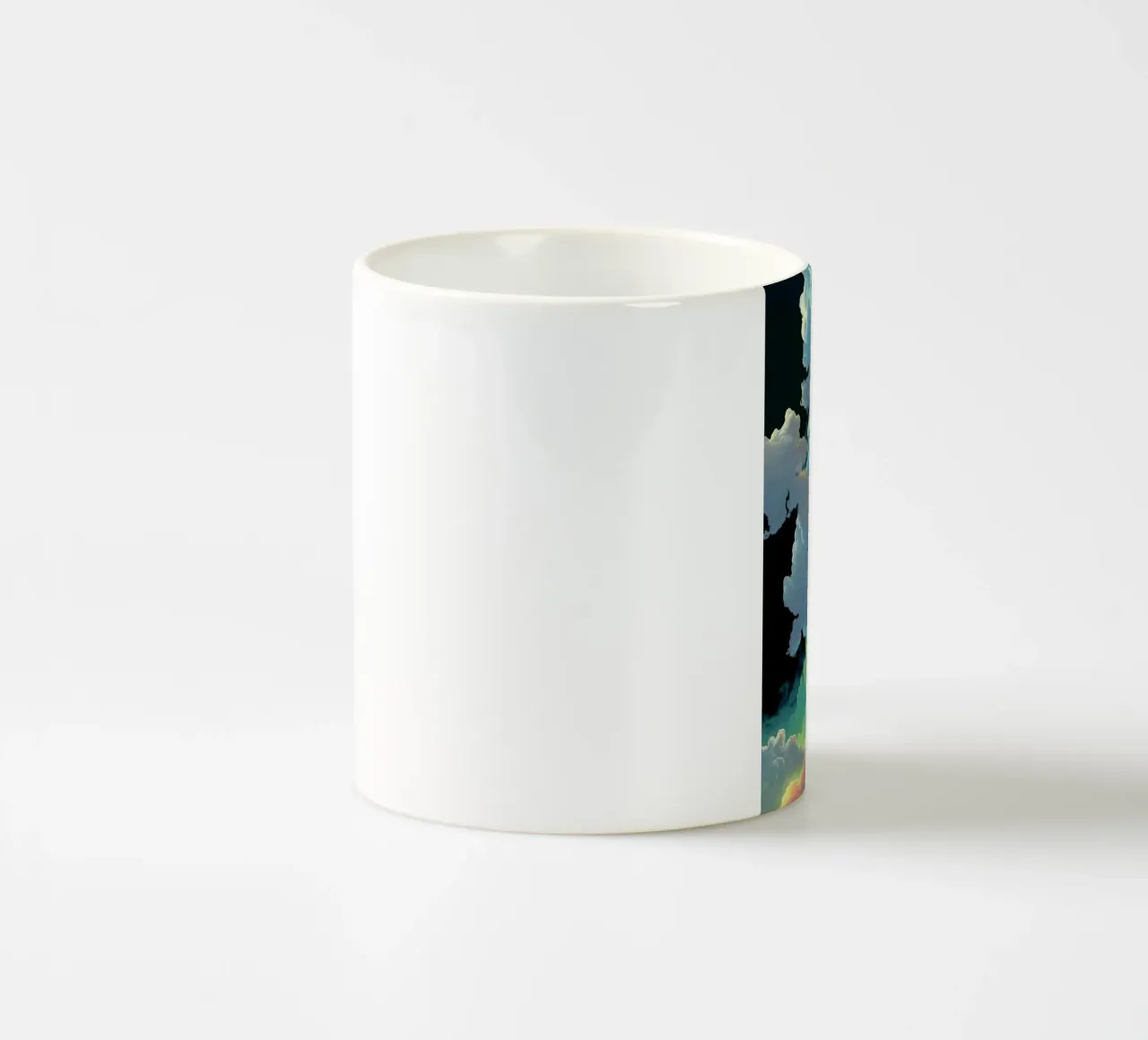 art colorful clouds tazza in ceramica da Keyn