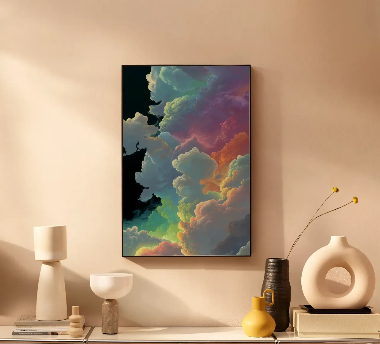 art colorful clouds alluminio dibond da Keyn