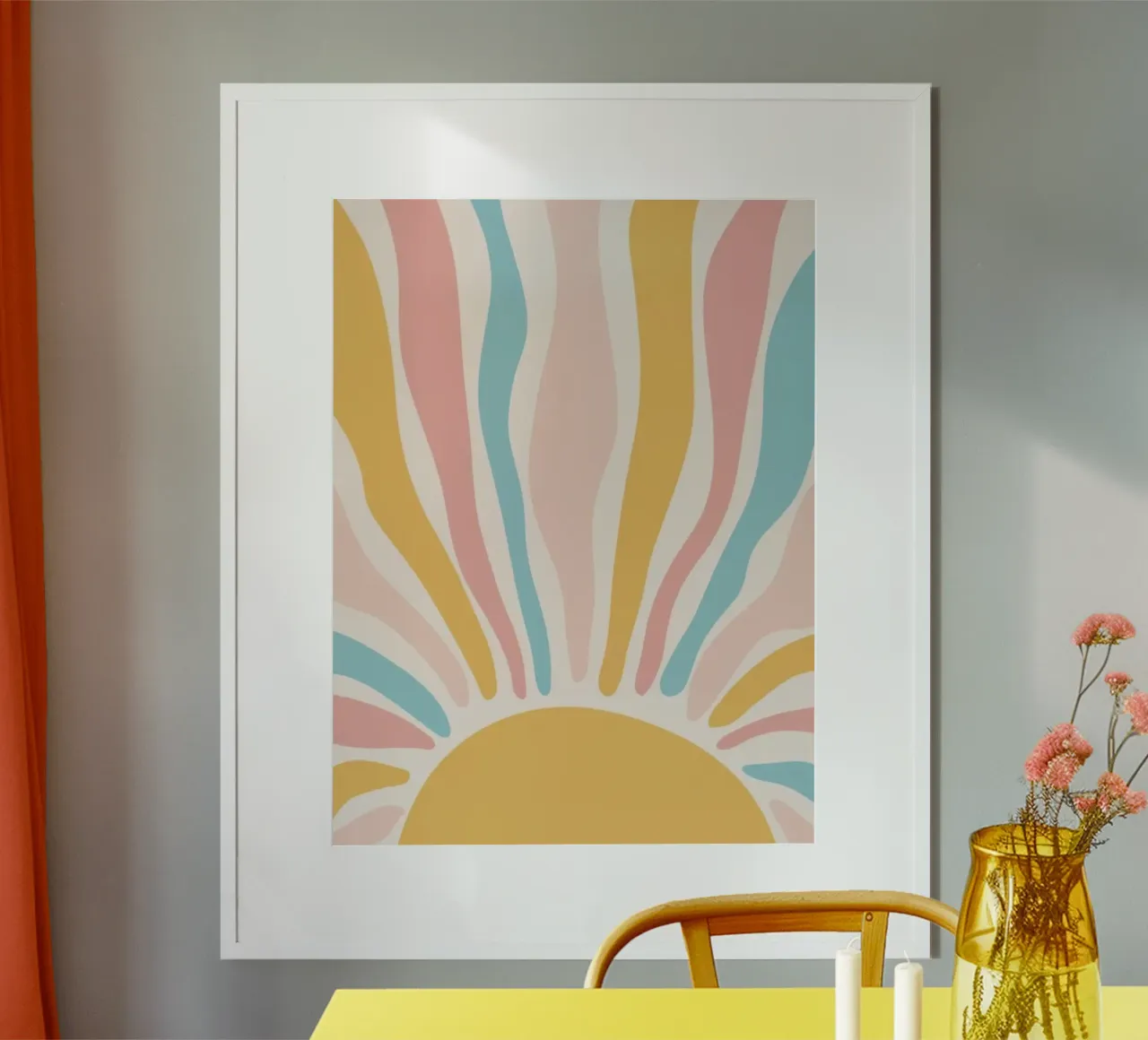 sunlight in colorful shade poster da andern