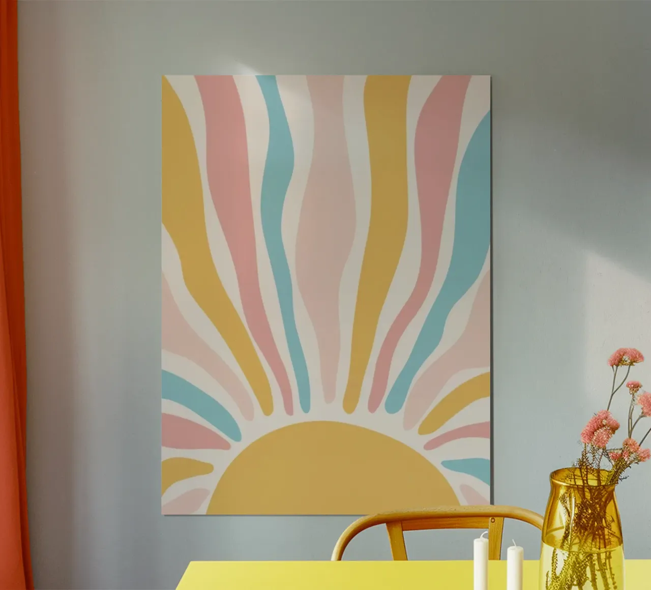 sunlight in colorful shade poster da andern