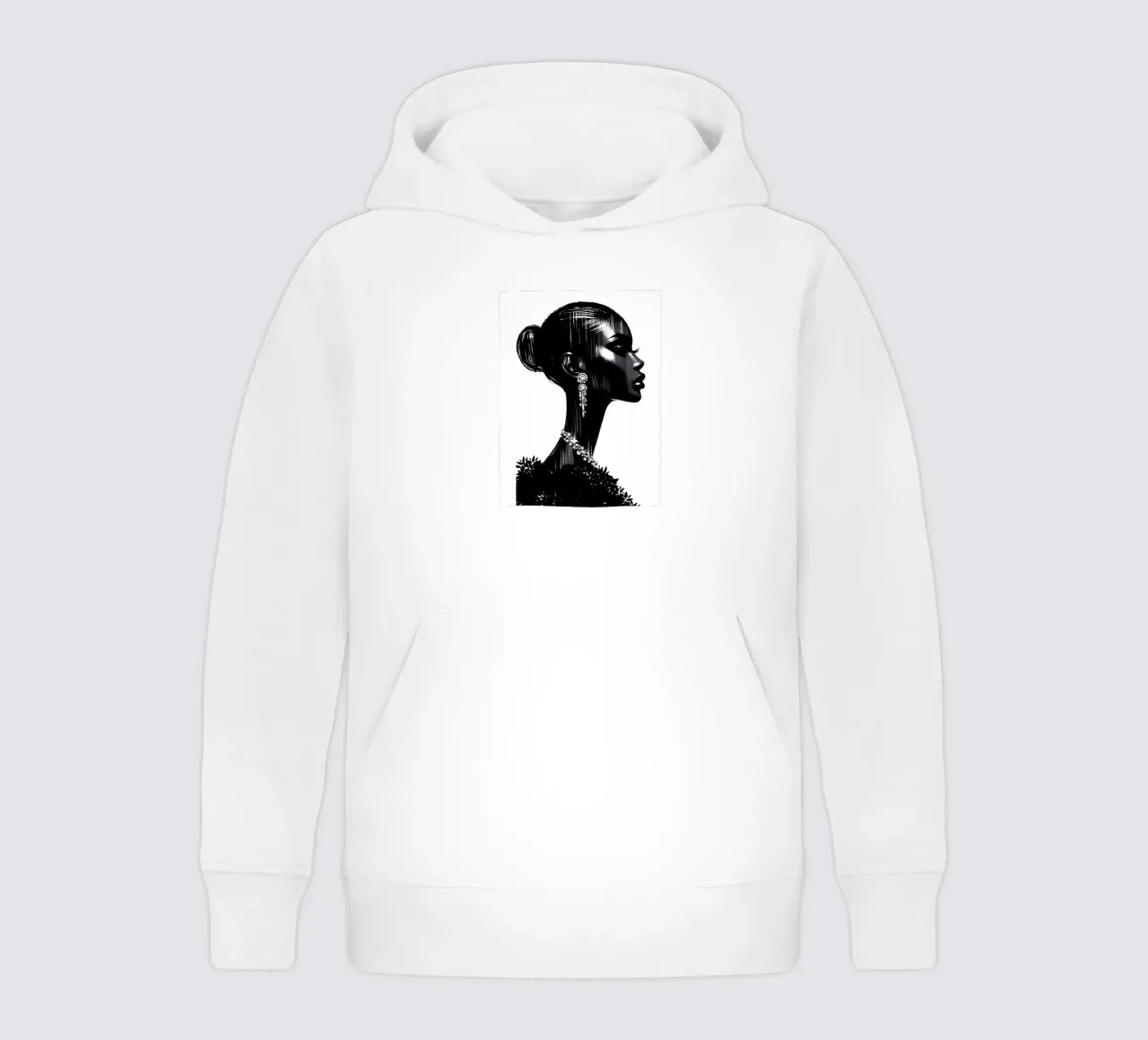 FASHION PORTRAIT kids hoodie by ARTOMATIC