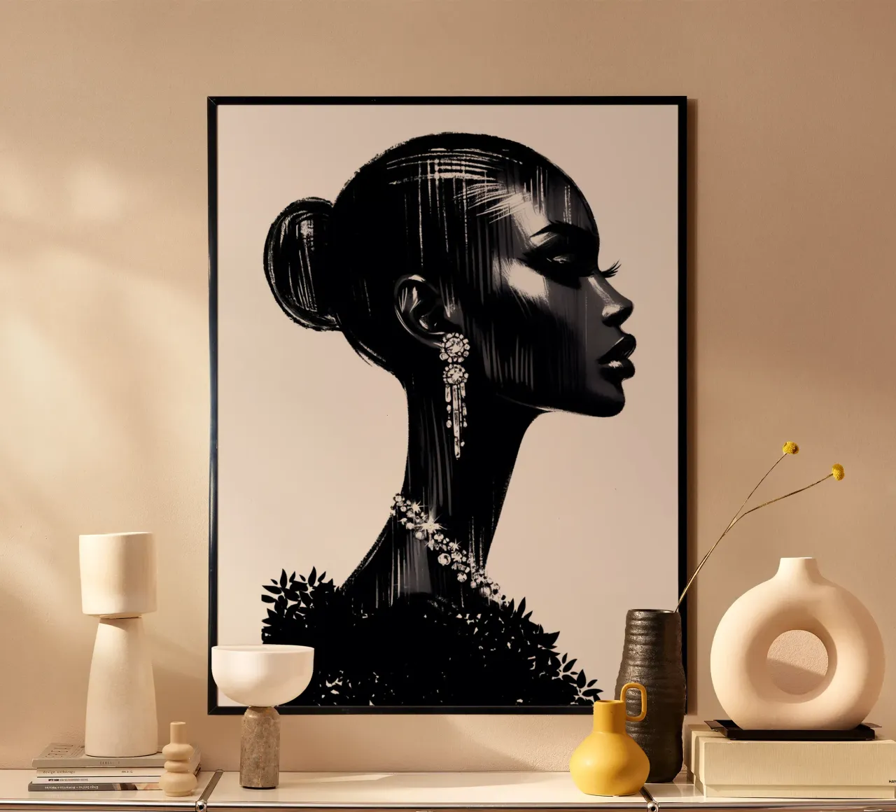 MODEPORTRET poster van ARTOMATIC