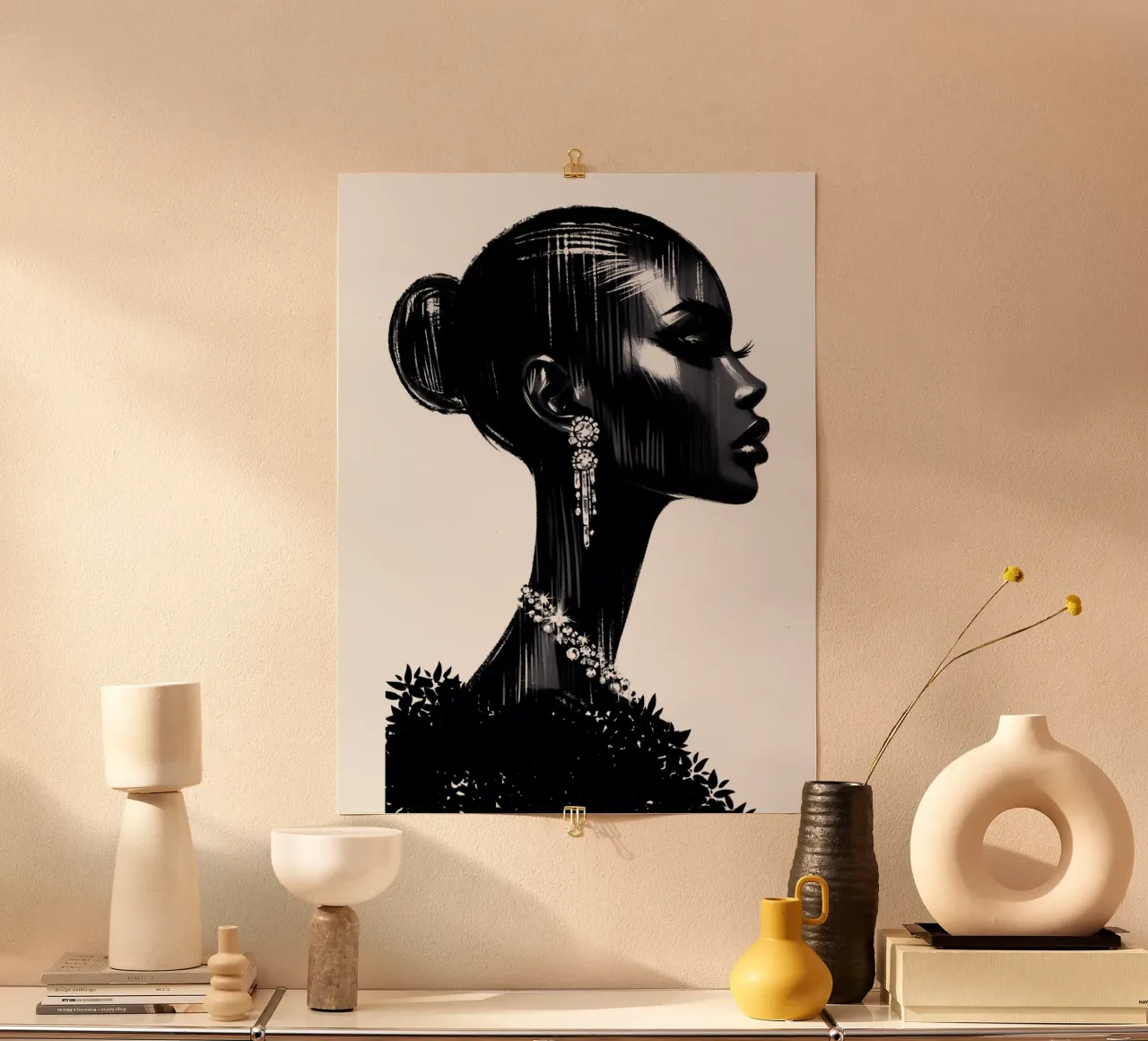 MODEPORTRET poster van ARTOMATIC