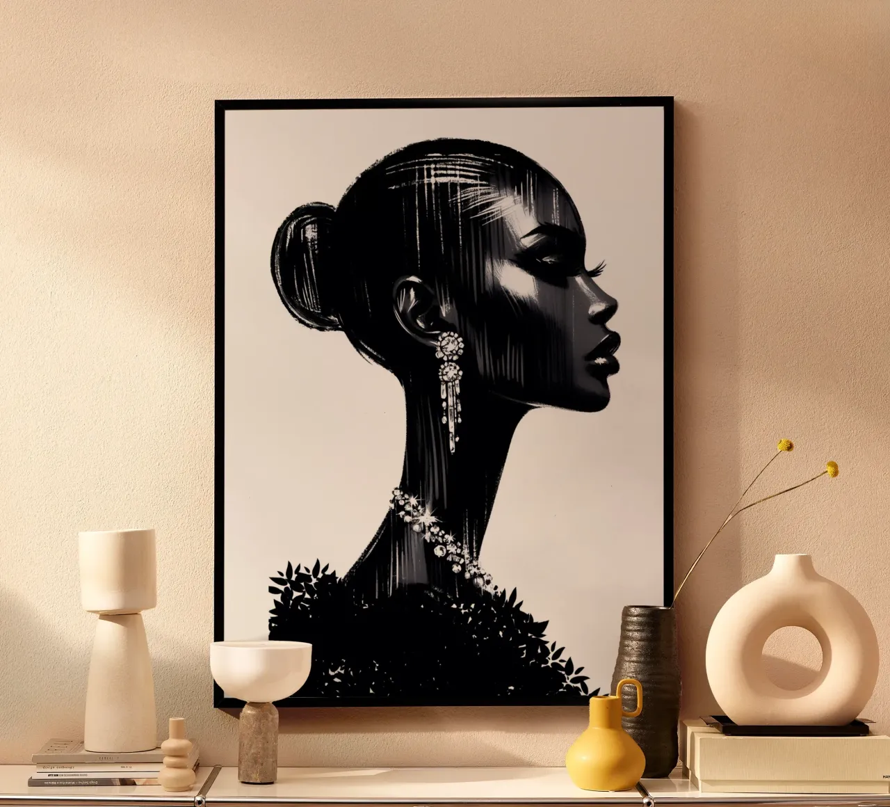 MODEPORTRET poster van ARTOMATIC