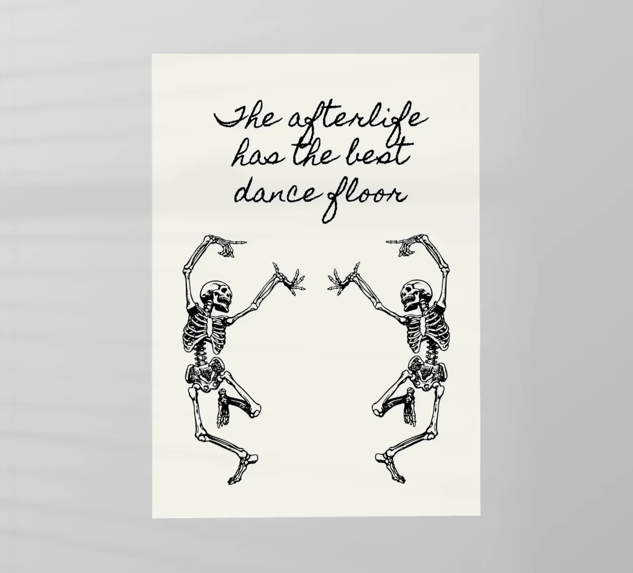 Dancing Skeletons pellicola backlit da PinkCandyWalls