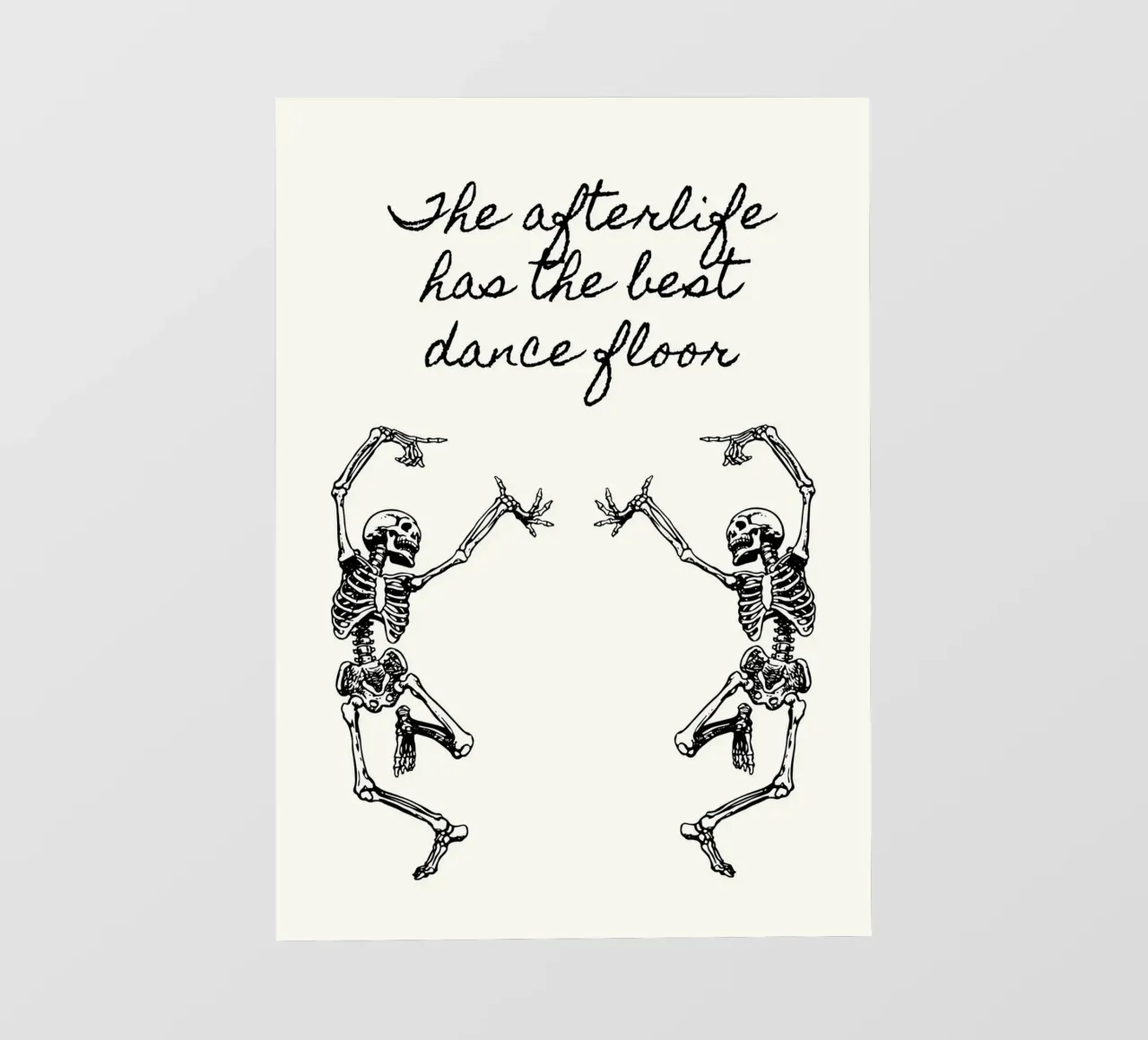 Dancing Skeletons pellicola backlit da PinkCandyWalls
