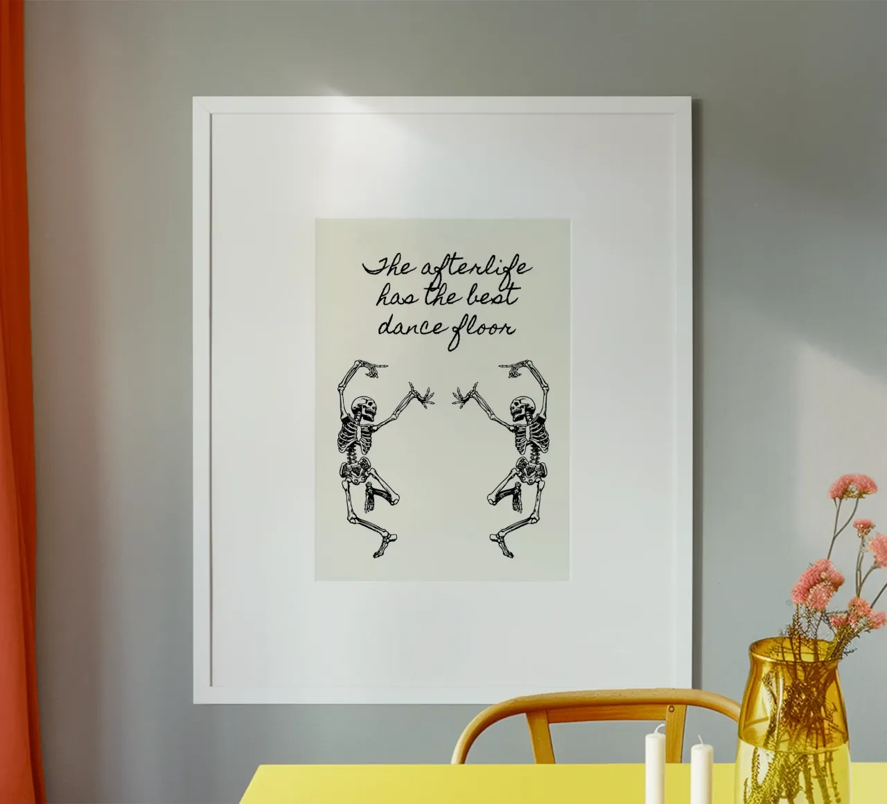 Dancing Skeletons poster da PinkCandyWalls