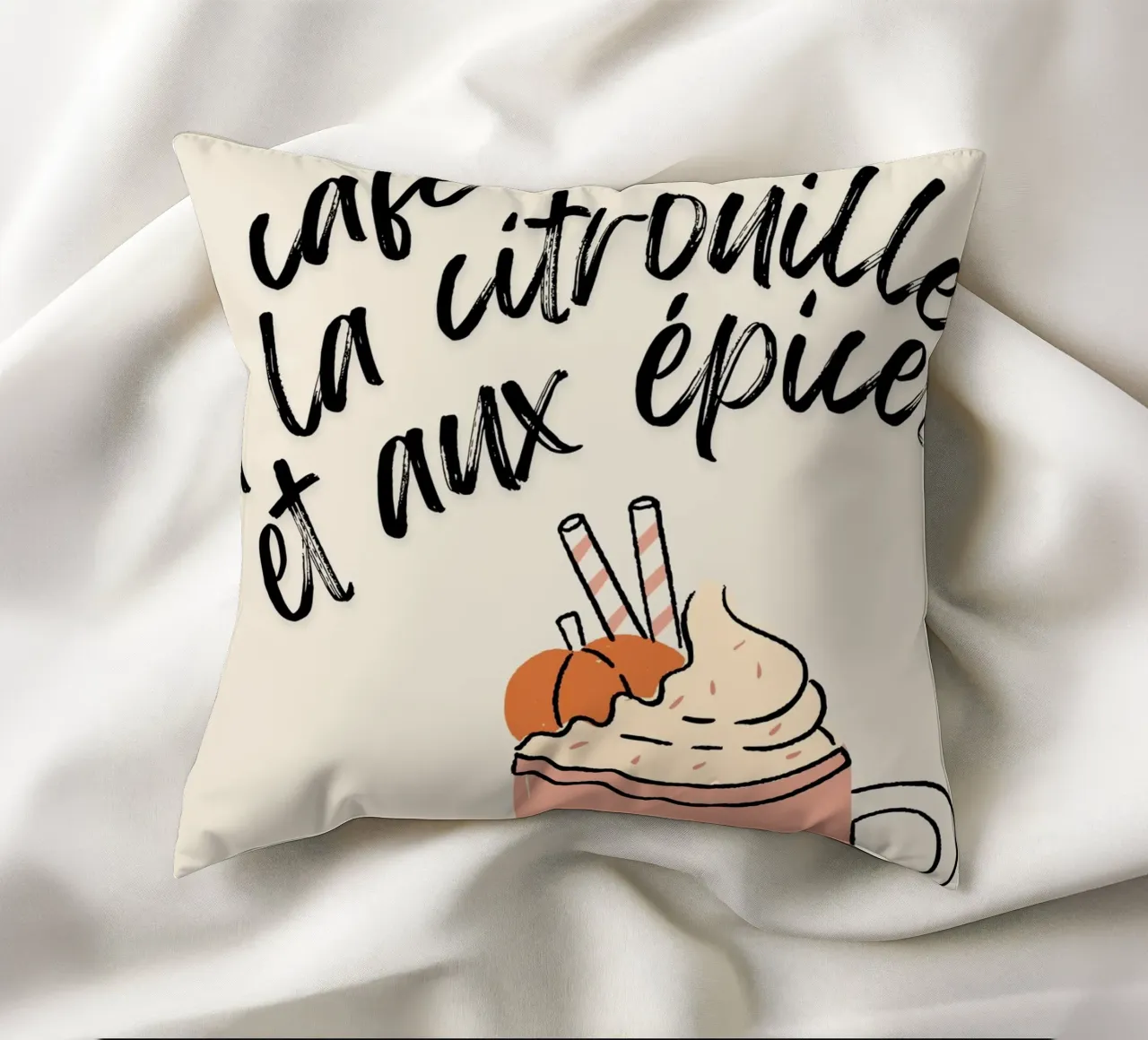 Pumpkin Spice Latte cuscino da Idées & Création