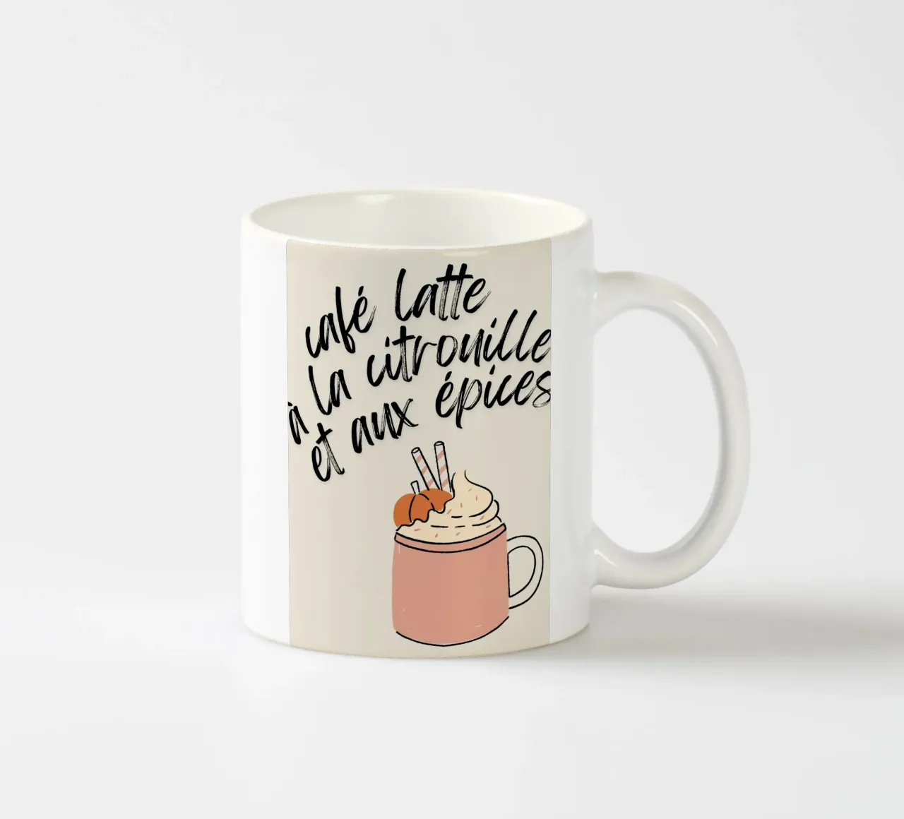 Pumpkin Spice Latte tazza in ceramica da Idées & Création