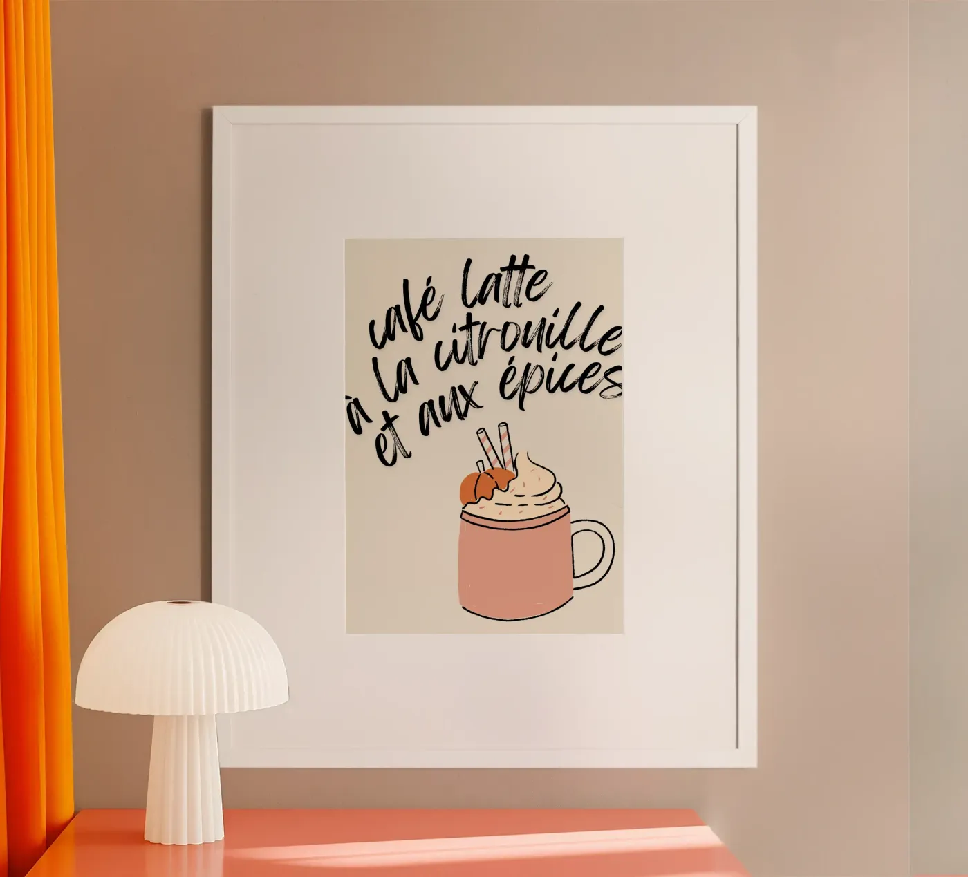 Pumpkin Spice Latte poster da Idées & Création