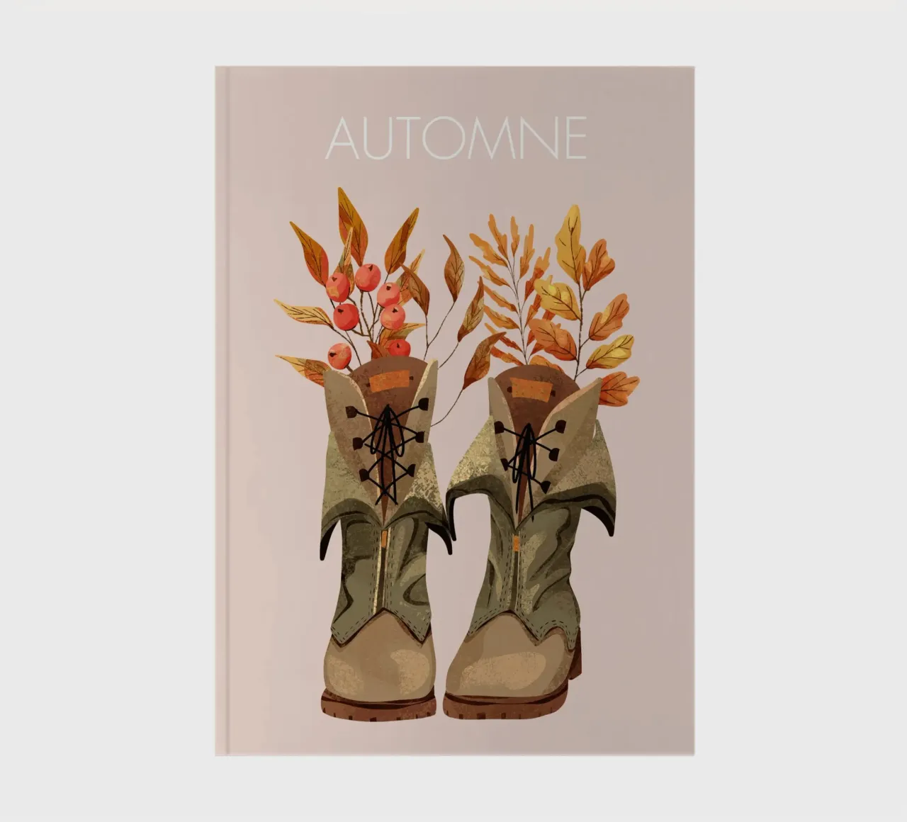 Bottes d'automne notebook by Idées & Création