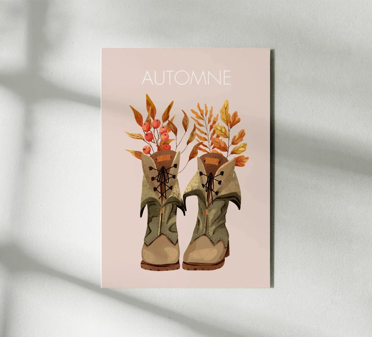 Bottes d'automne alluminio dibond da Idées & Création