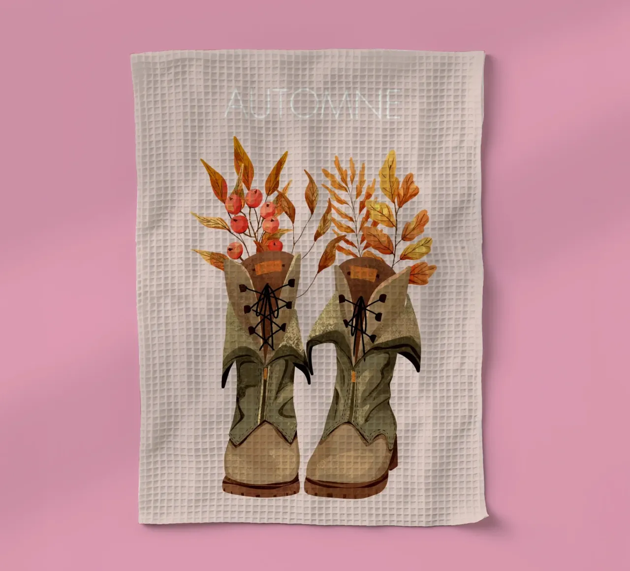 Bottes d'automne canovaccio da cucina da Idées & Création