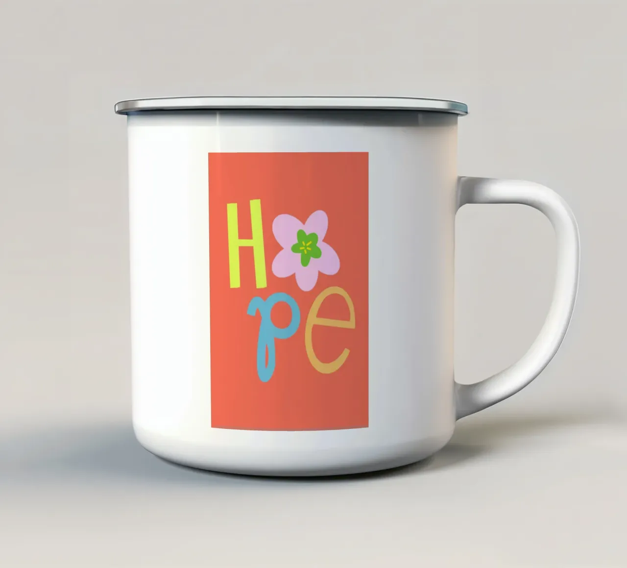 Hope tazza in smalto da Art House