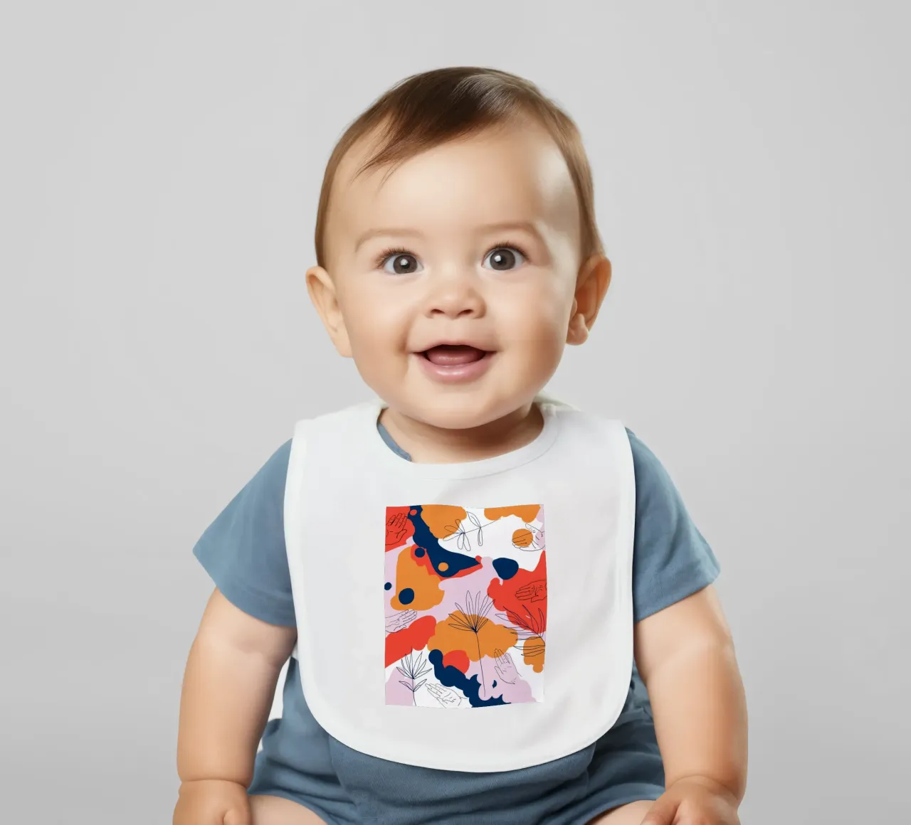 Creation baby bib by 83oranges.com