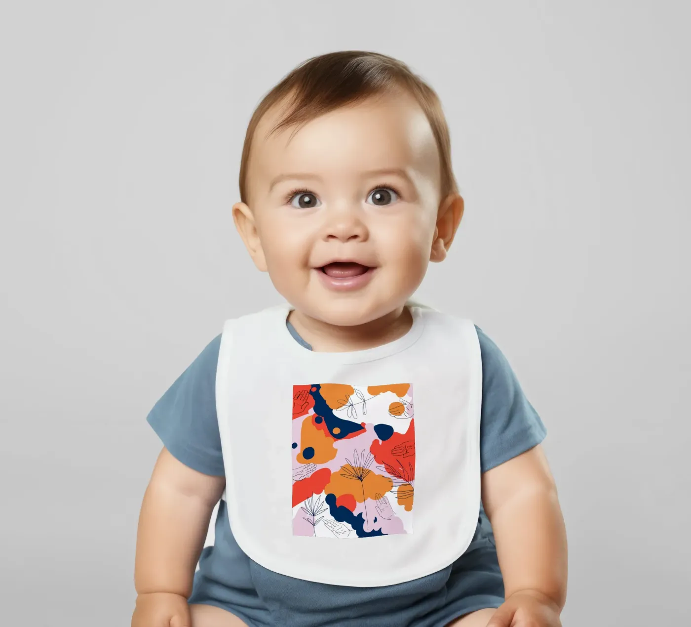 Creation baby bib by 83oranges.com