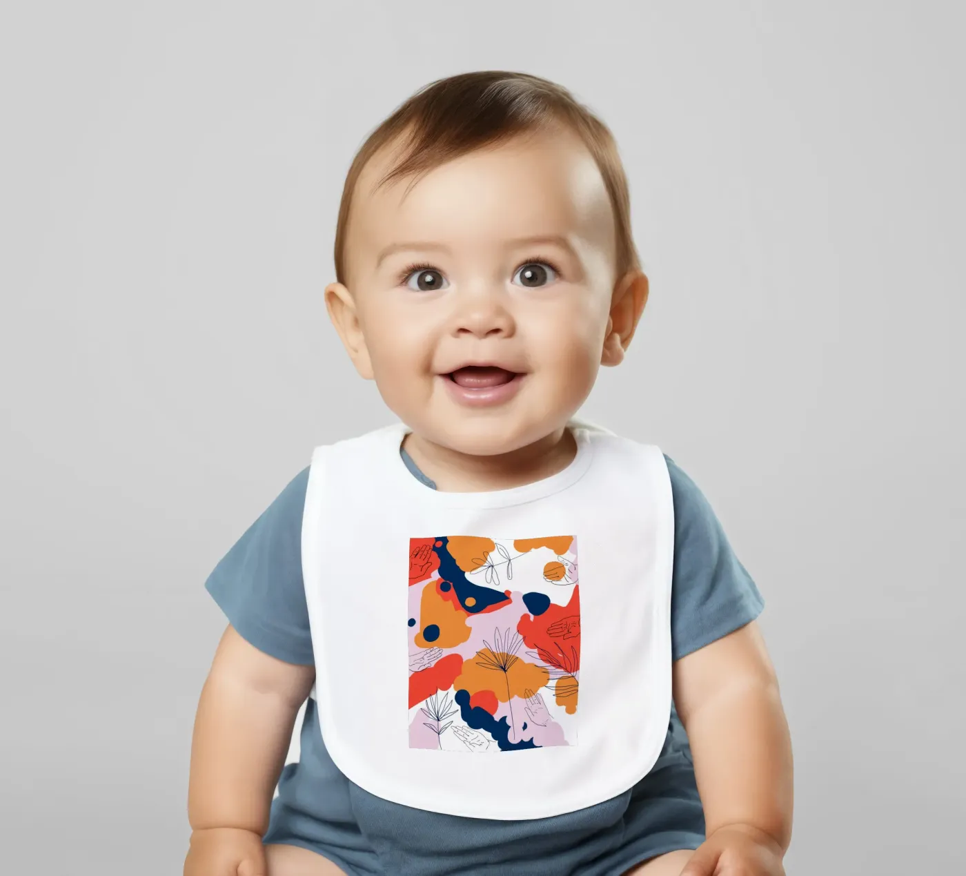 Creation baby bib by 83oranges.com