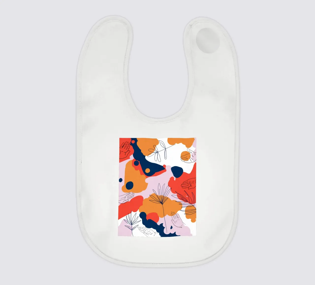 Creation baby bib by 83oranges.com