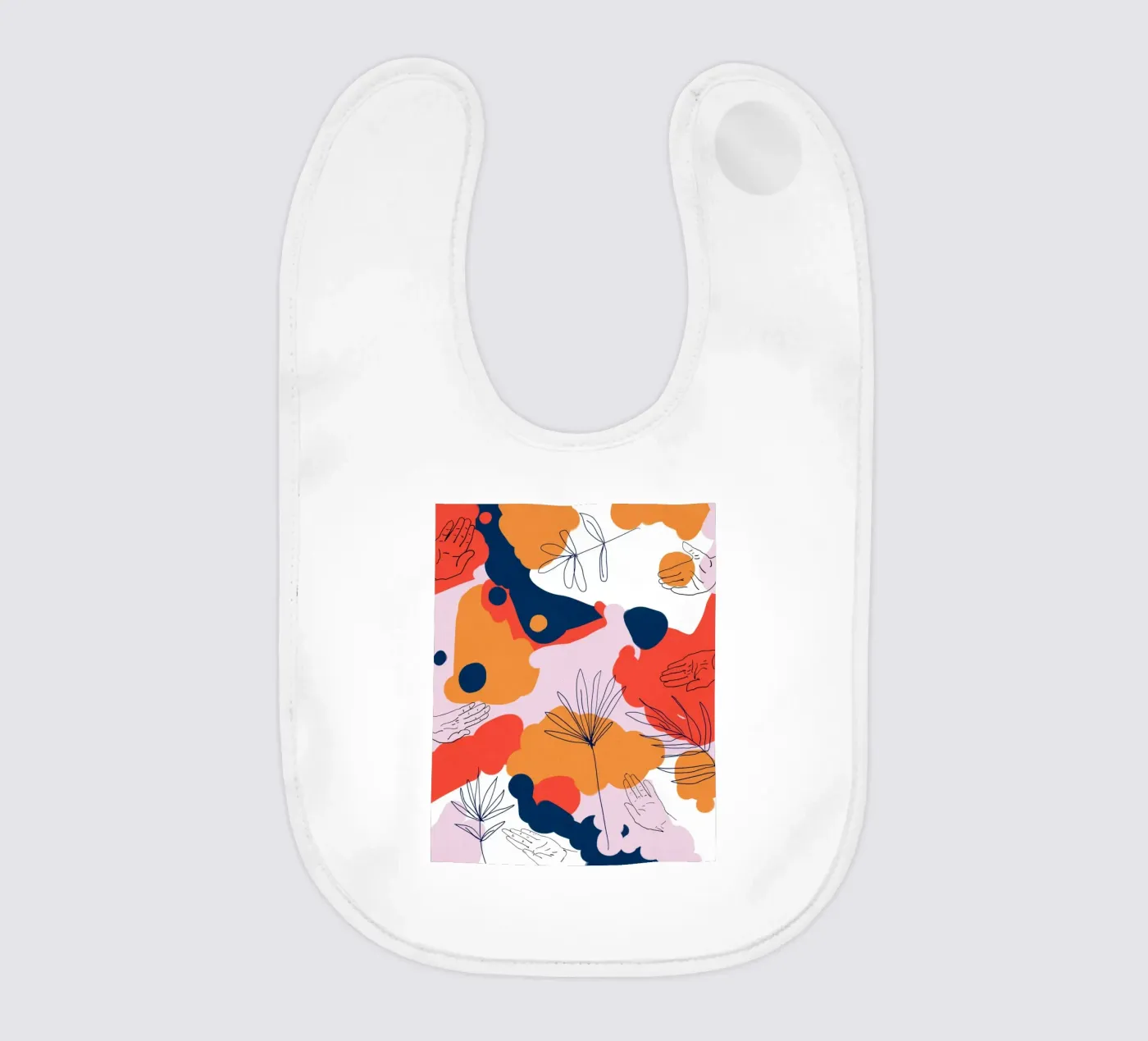 Creation baby bib by 83oranges.com