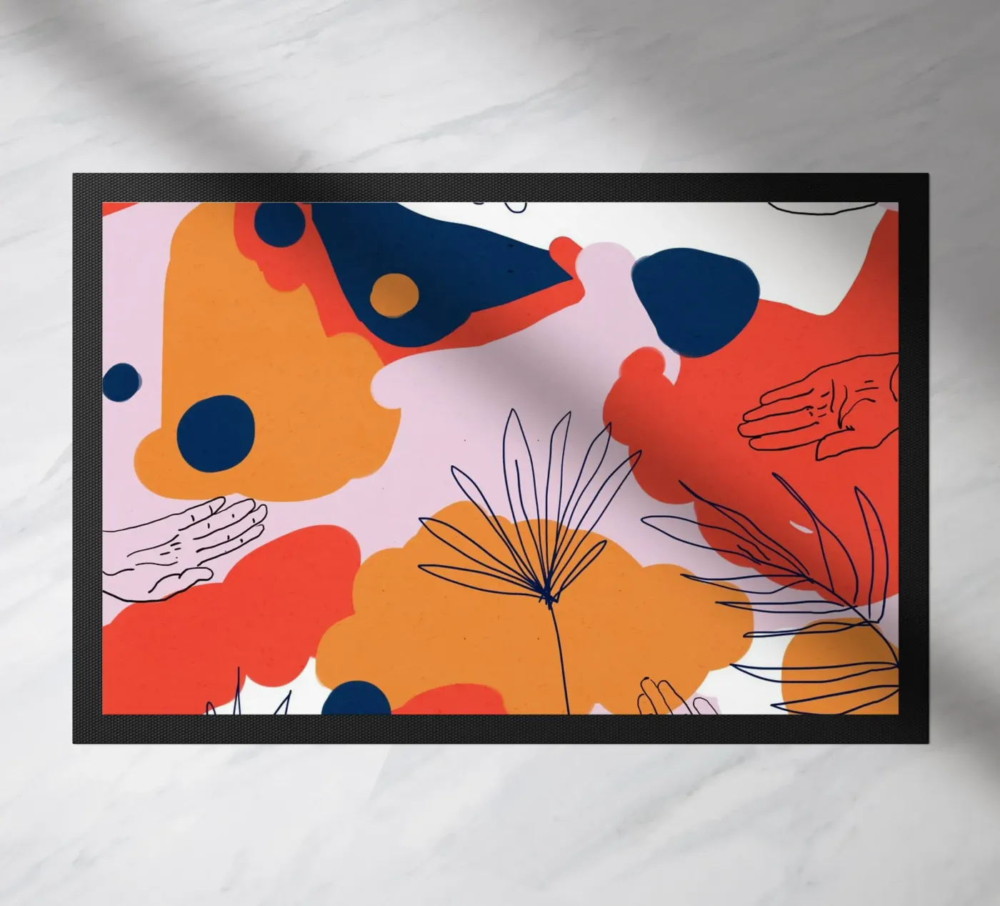 Creation deurmat van 83oranges.com