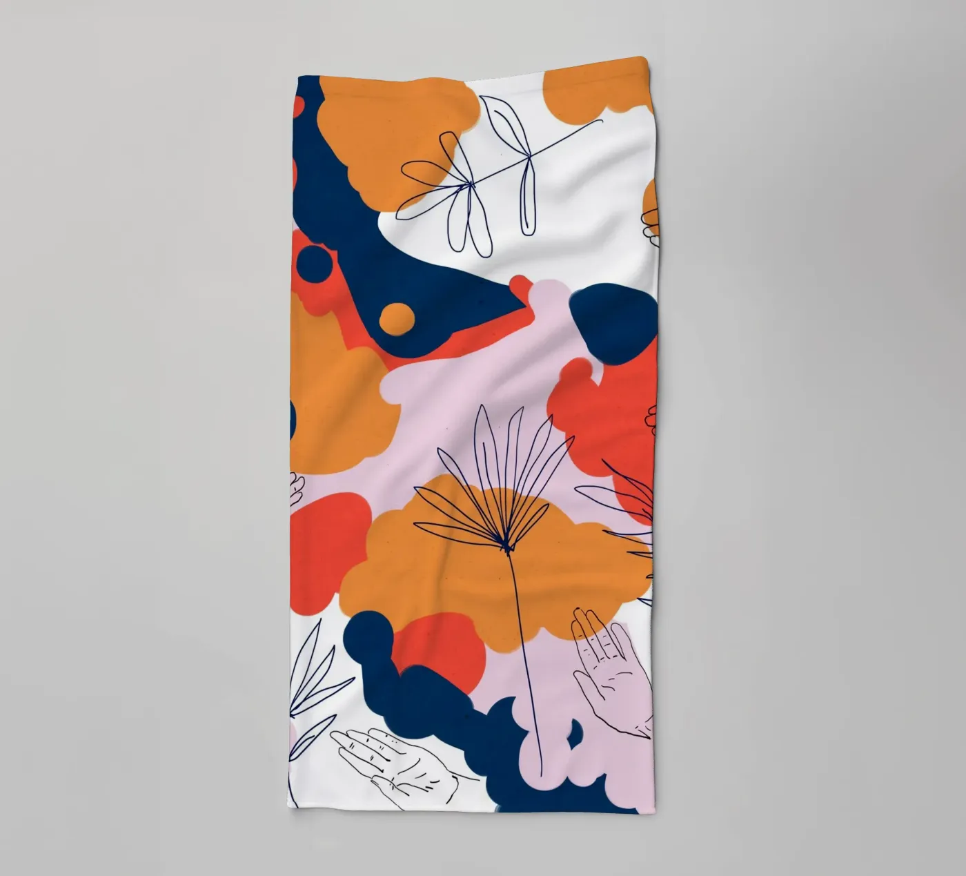 Création serviette de bain de 83oranges.com