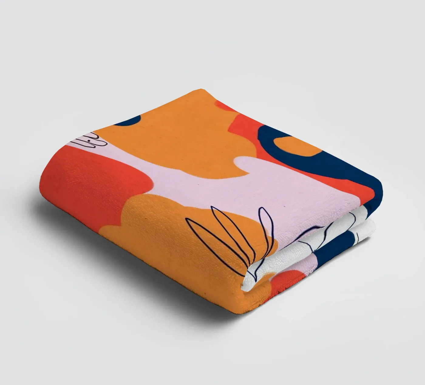 Création serviette de bain de 83oranges.com