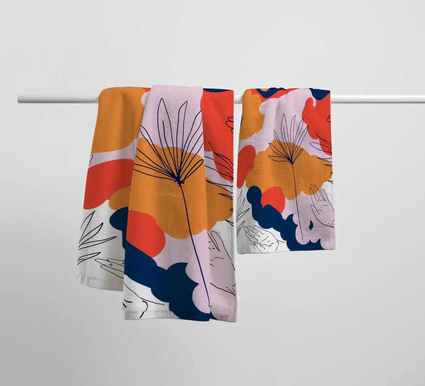 Création serviette de bain de 83oranges.com