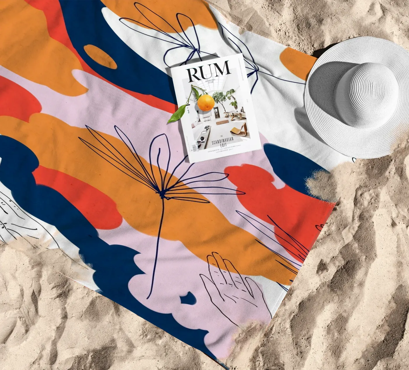 Schepping strandhanddoek van 83oranges.com