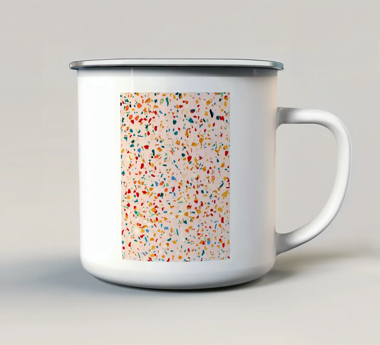 Blush Terrazzo tazza in smalto da 83oranges