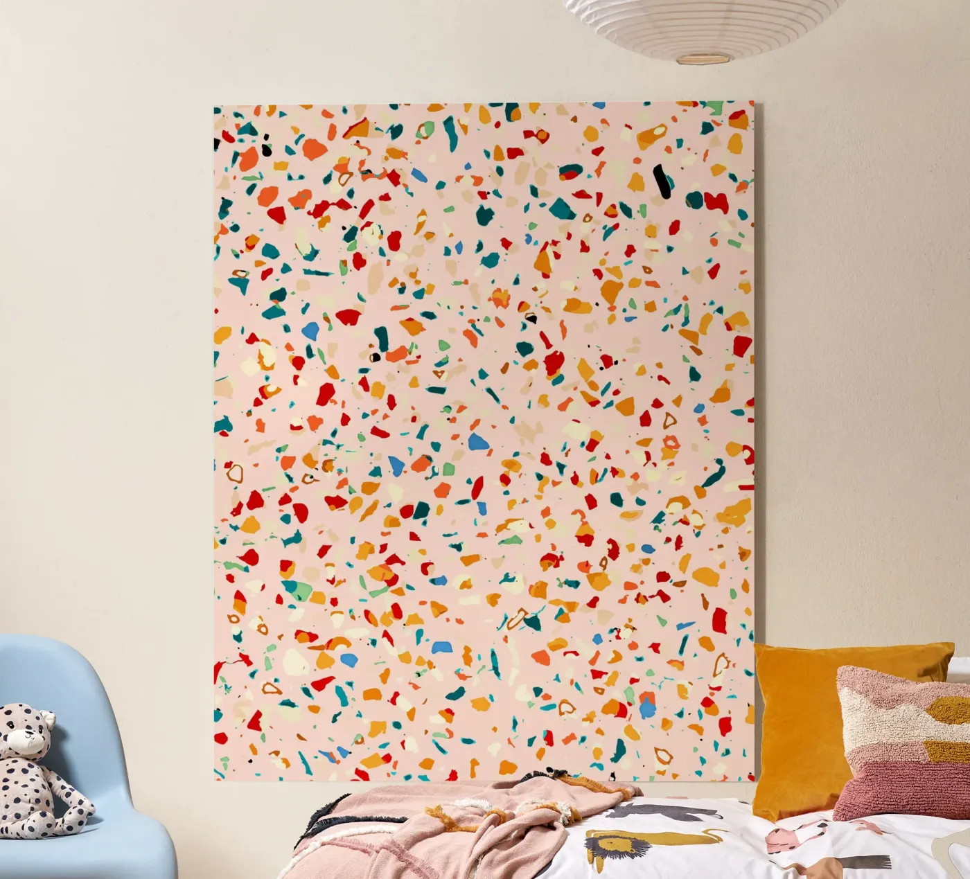 Blush Terrazzo plexiglass da 83oranges.com