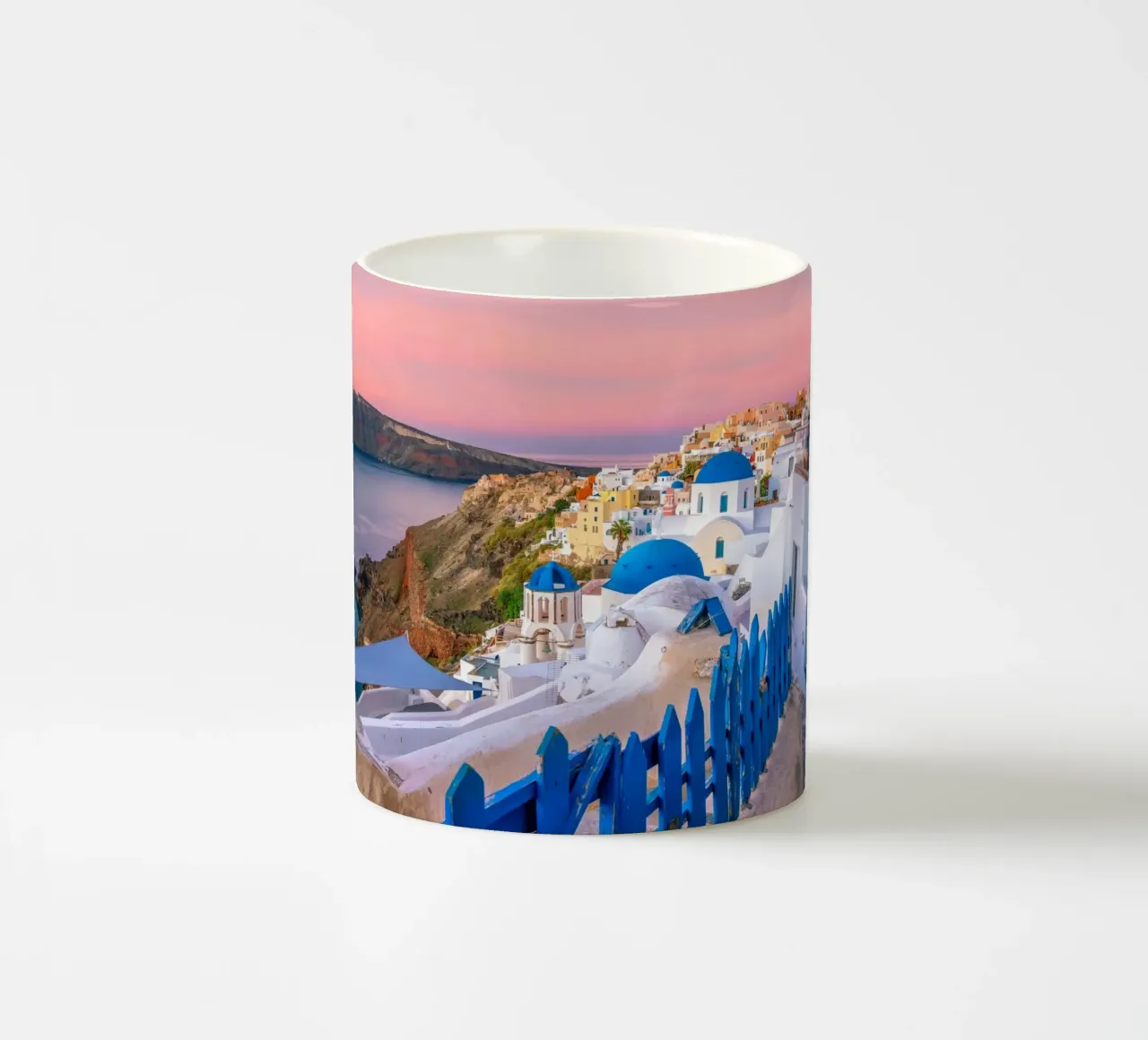 Santorini, Greece tazza in ceramica da Wanderlust Vibes
