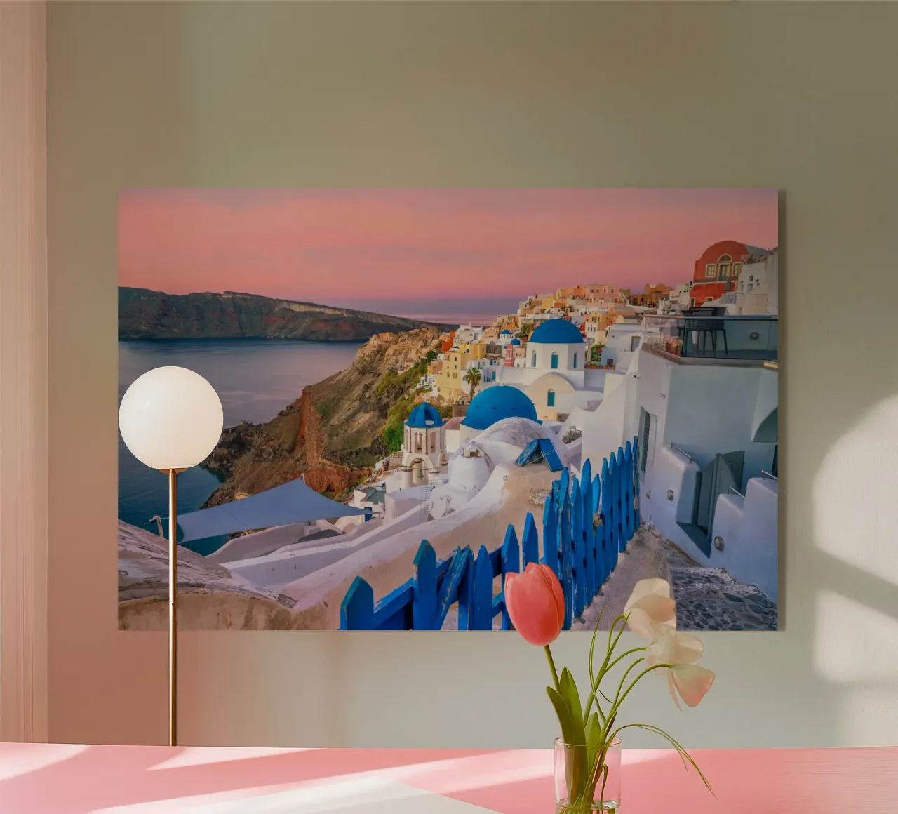 Santorini, Greece plexiglass da Wanderlust Vibes