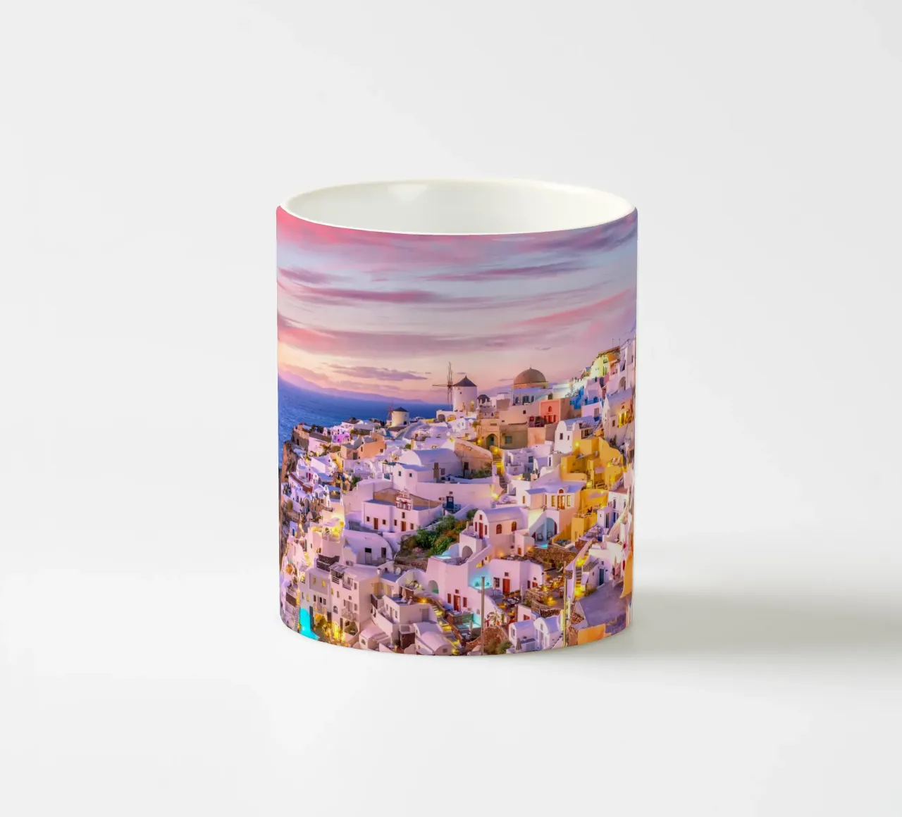 Santorini, Greece tazza in ceramica da Wanderlust Vibes