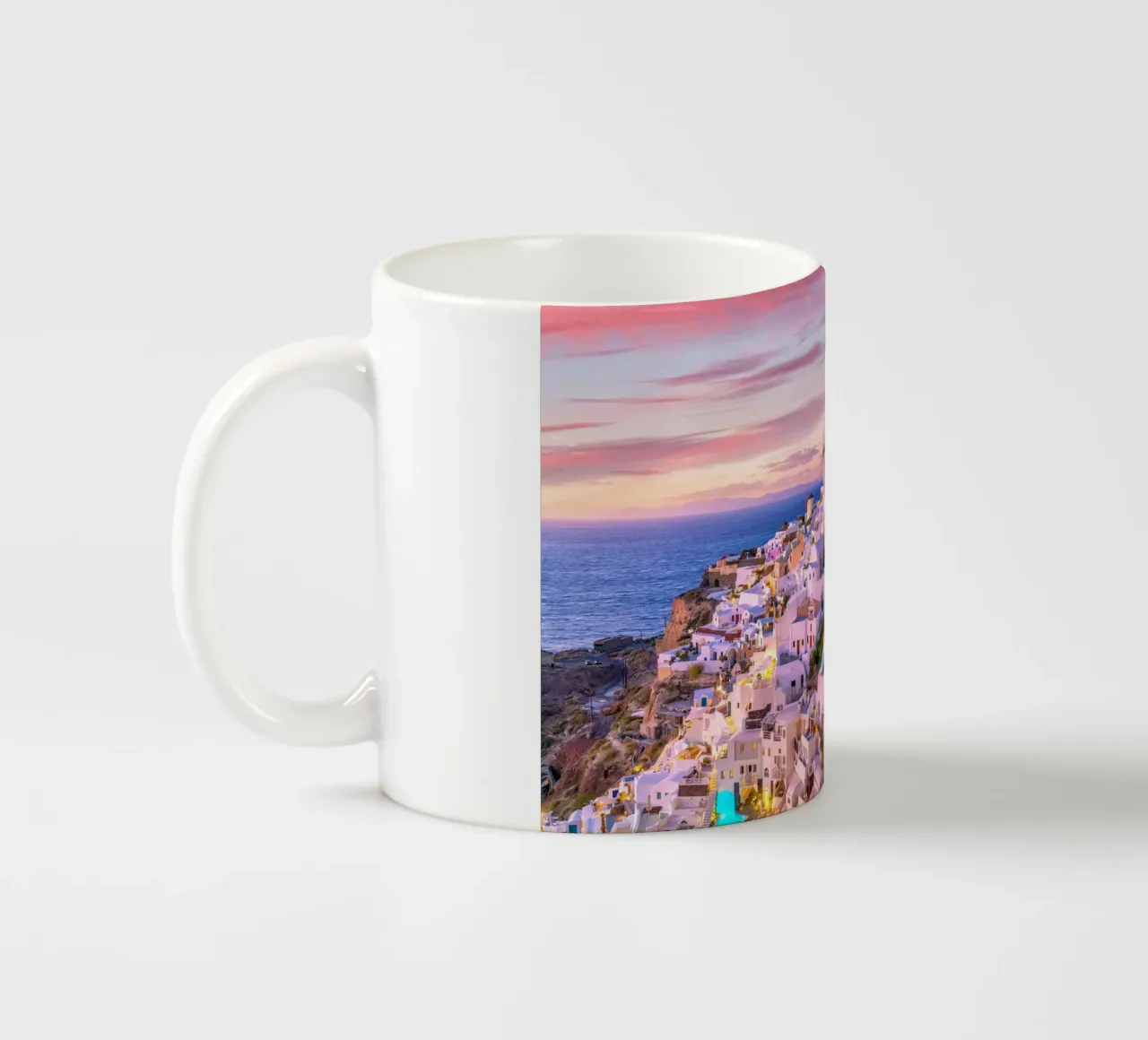Santorini, Greece tazza in ceramica da Wanderlust Vibes