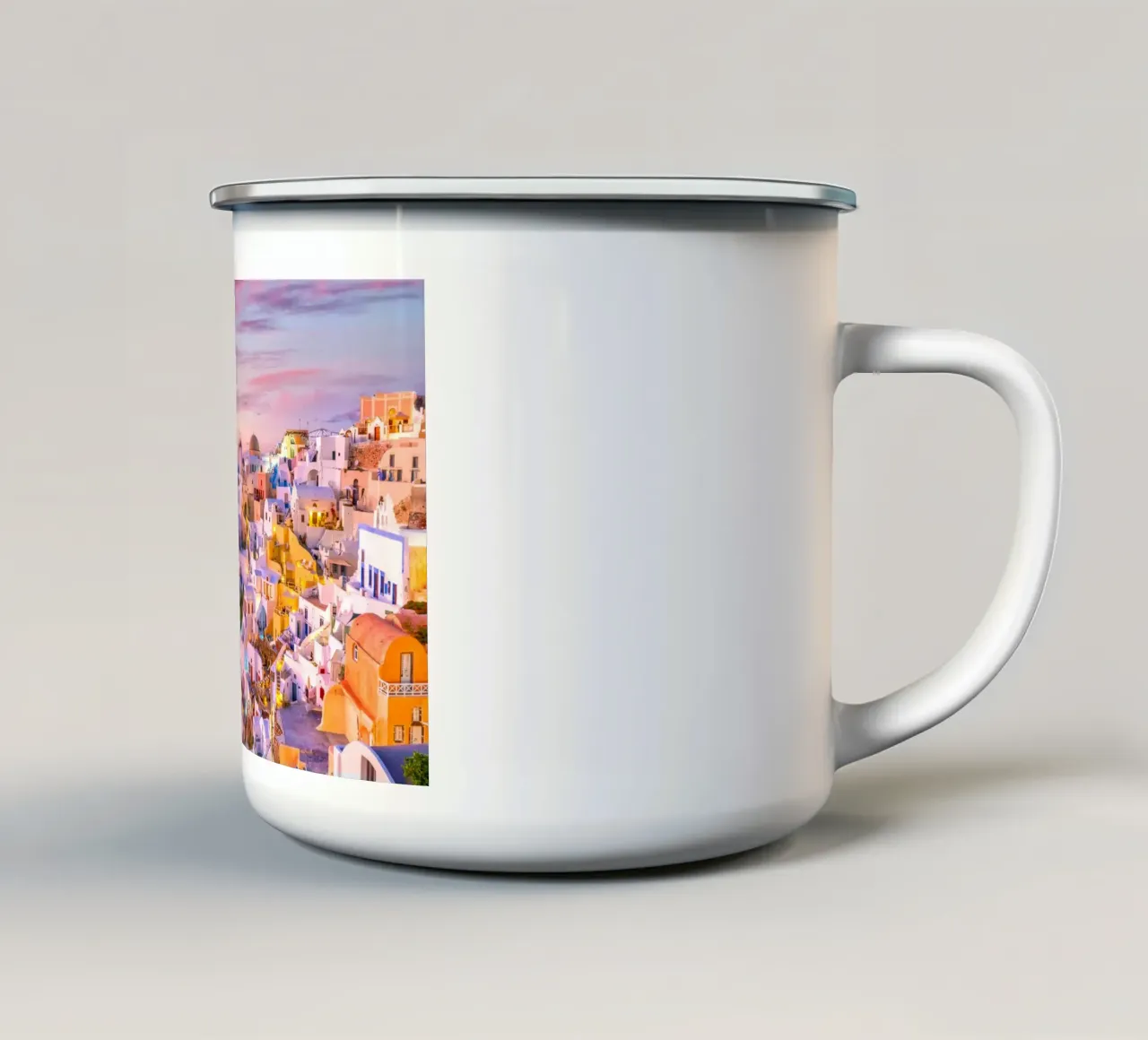Santorini, Greece tazza in smalto da Wanderlust Vibes