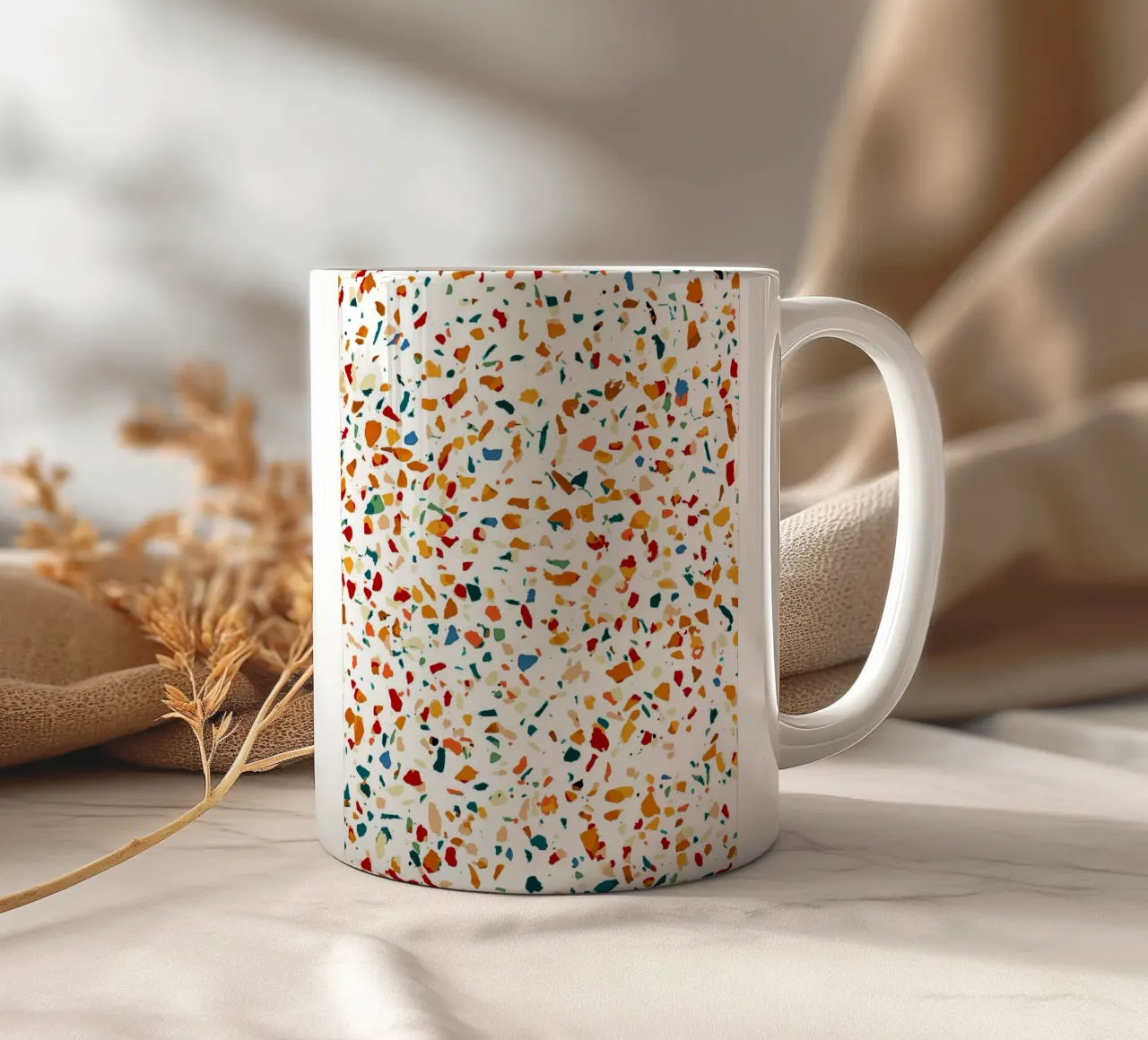 Tan Terrazzo tazza in ceramica da 83oranges