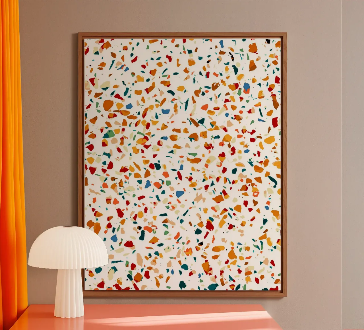 Tan Terrazzo alluminio dibond da 83oranges