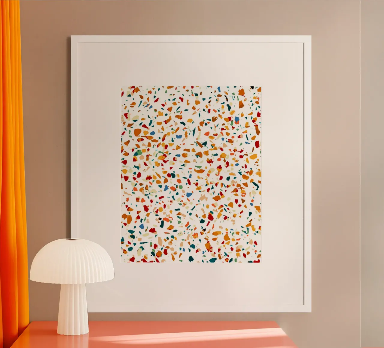 Tan Terrazzo carta hahnemühle da 83oranges