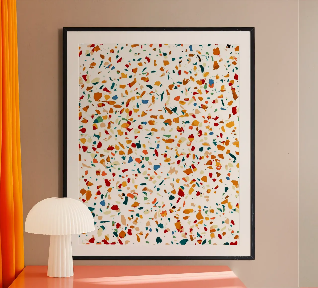 Tan Terrazzo carta hahnemühle da 83oranges