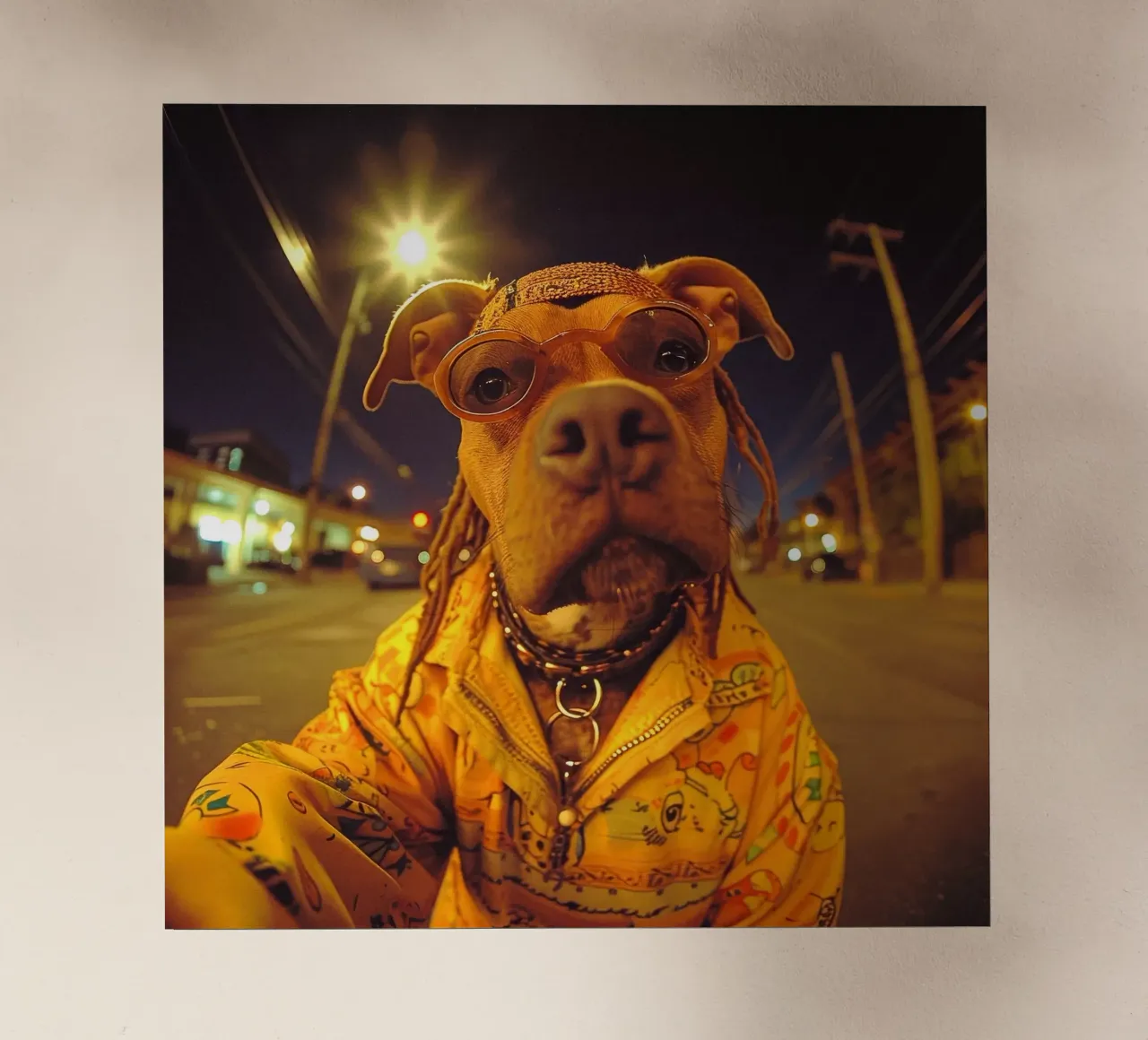 Theo pellicola backlit da Affiches Chien Originales – Dogland