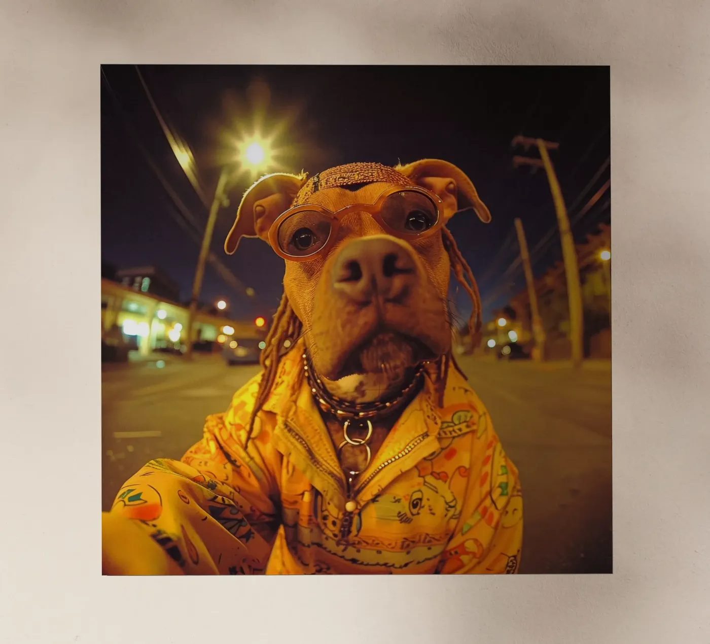 Theo pellicola backlit da Affiches Chien Originales – Dogland