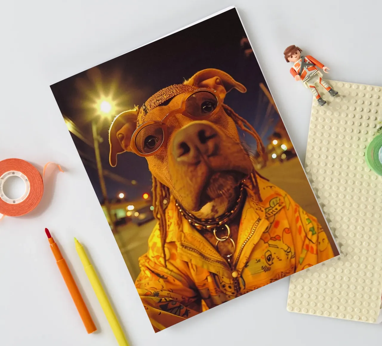 Theo notebook by Affiches Chien Originales – Dogland